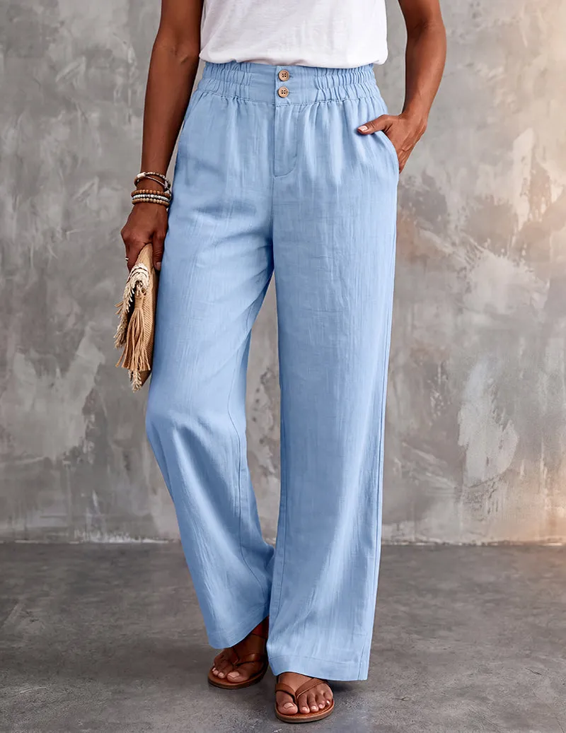 Ekouaer Lounge Pants Soft Drawstring Wide Leg Pajama Pants sold by Ekouaer product image thumbnail 3