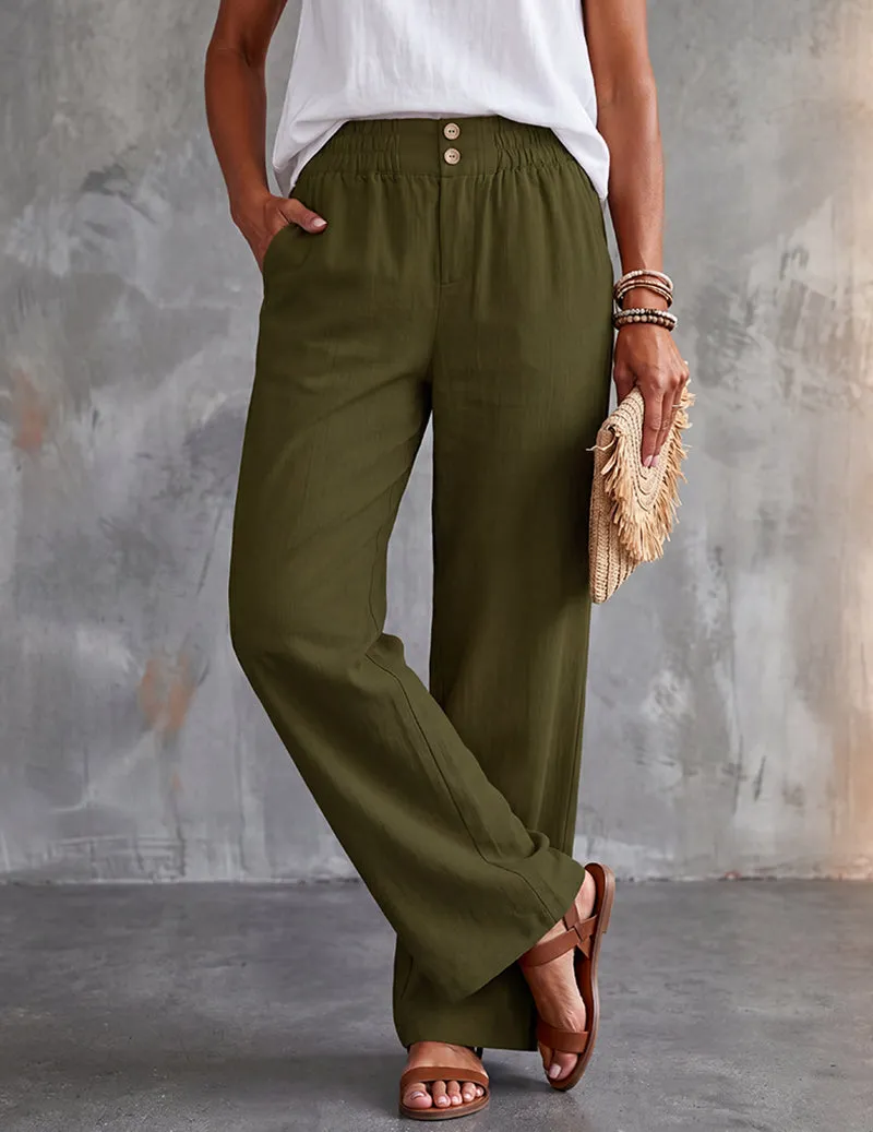 Ekouaer Lounge Pants Soft Drawstring Wide Leg Pajama Pants sold by Ekouaer product image thumbnail 4