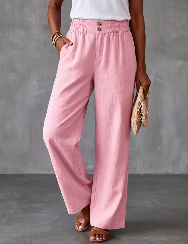 Ekouaer Lounge Pants Soft Drawstring Wide Leg Pajama Pants made by Ekouaer