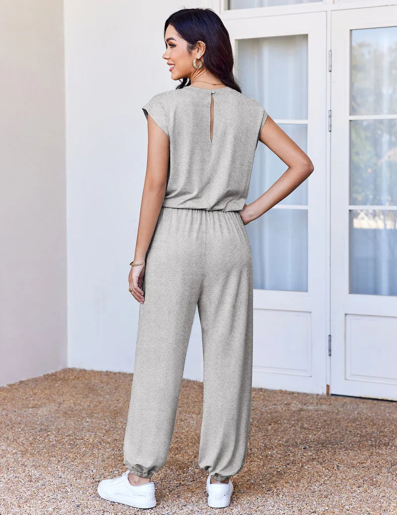 Ekouaer Casual Jogger-Leg Long Pants One-Piece Jumpsuit sold by Ekouaer product image thumbnail 4