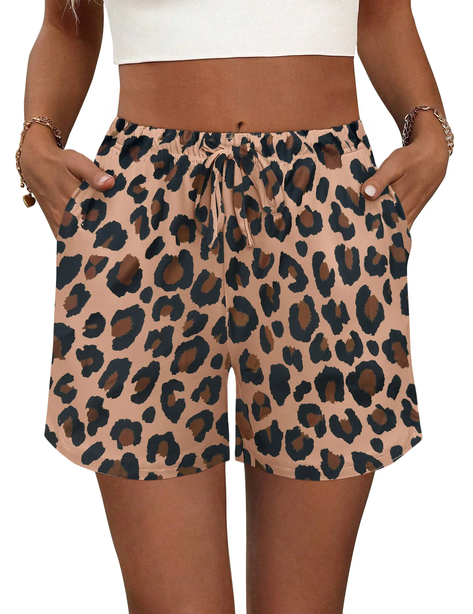 Ekouaer Sleep Shorts Drawstring Lounge Shorts Soft PJ Bottoms sold by Ekouaer product image thumbnail 2