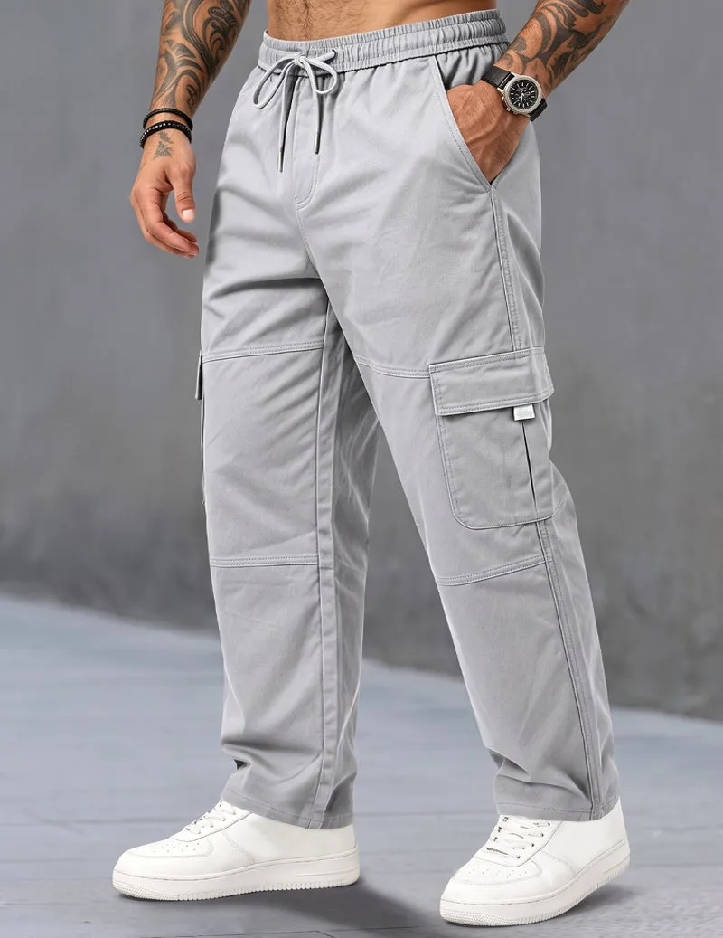 Ekouaer Men Cargo Pants With Drawstring Elastic Waist sold by Ekouaer product image thumbnail 5