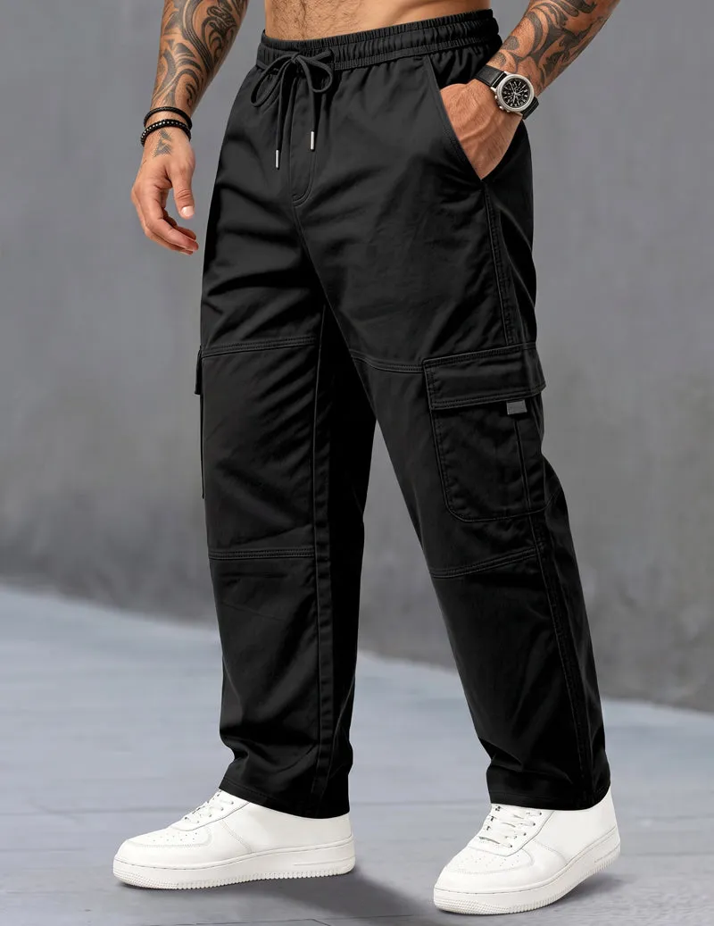 Ekouaer Men Cargo Pants With Drawstring Elastic Waist sold by Ekouaer product image thumbnail 2