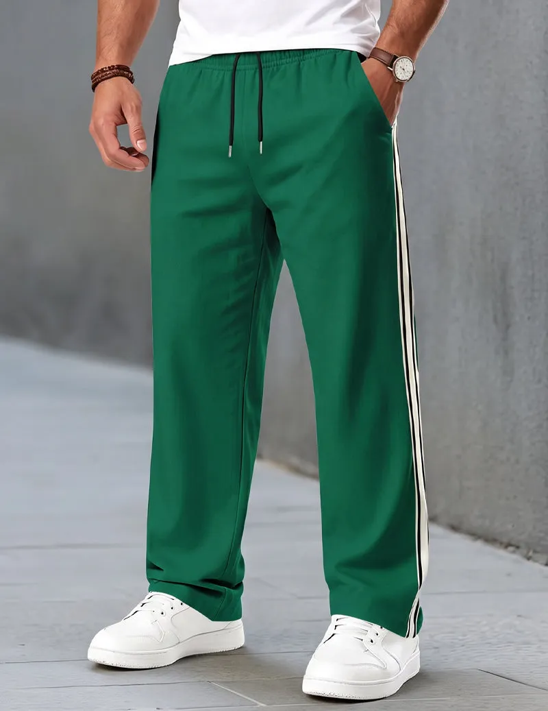Ekouaer Men Side Stripe Jogger Pants With Drawstring sold by Ekouaer product image thumbnail 5