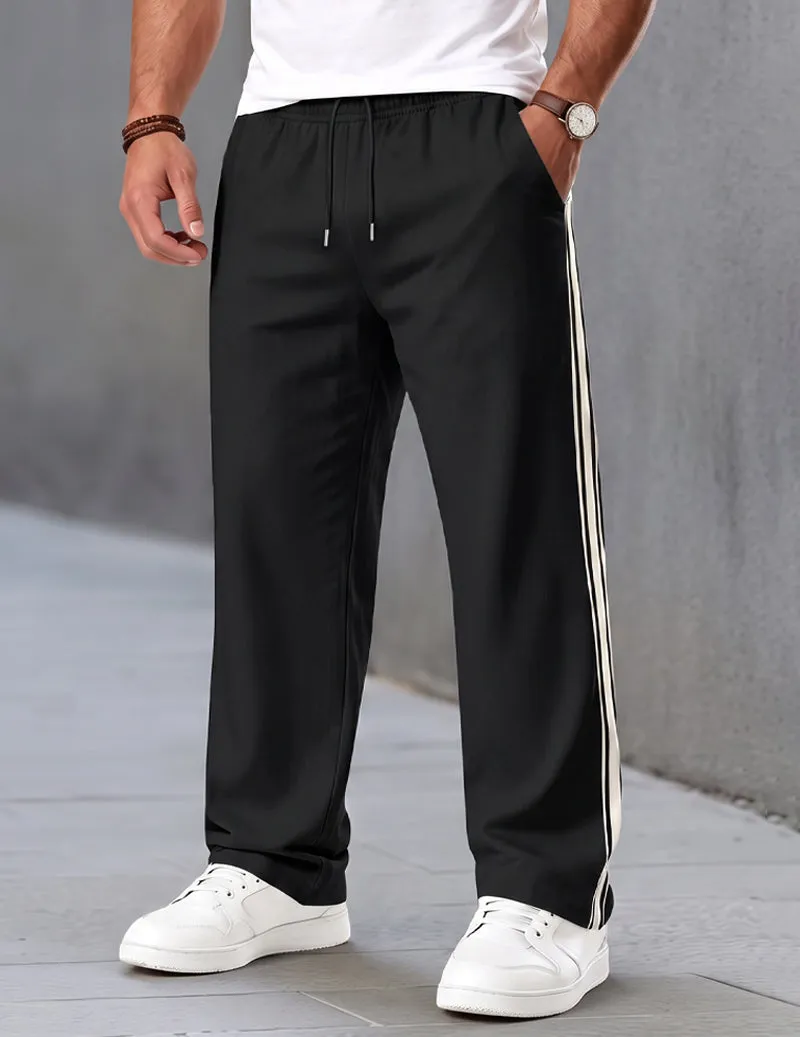 Ekouaer Men Side Stripe Jogger Pants With Drawstring sold by Ekouaer product image thumbnail 3