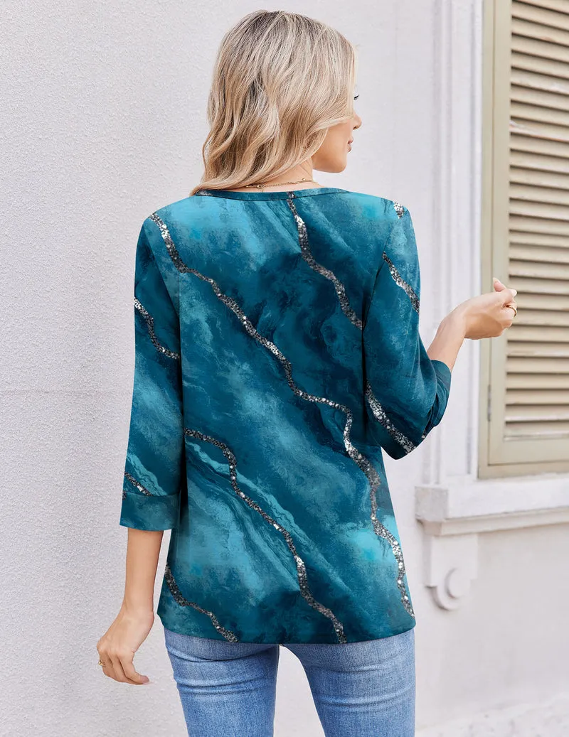 3/4 Sleeve Winter Soft Ladies Top sold by Ekouaer product image thumbnail 4