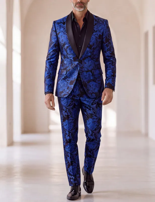 Men Satin Jacket and Pants Set made by Ekouaer