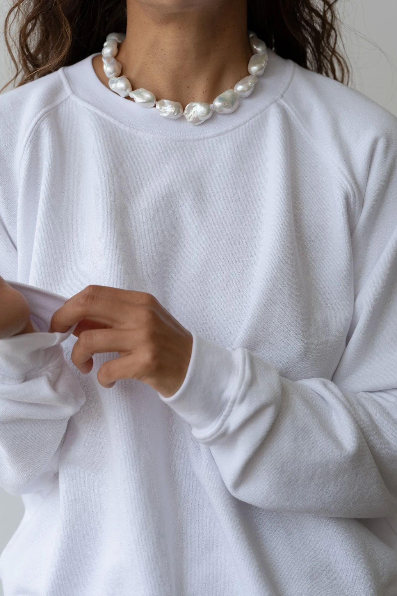 The Eco-Terry Crewneck sold by DONNI. product image thumbnail 3