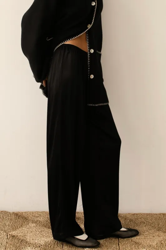 The Satiny Simple Pant sold by DONNI.