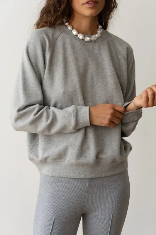 The Eco-Terry Crewneck sold by DONNI.