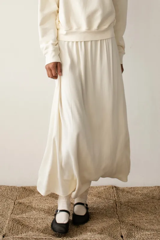 The Satiny Simple Skirt sold by DONNI.