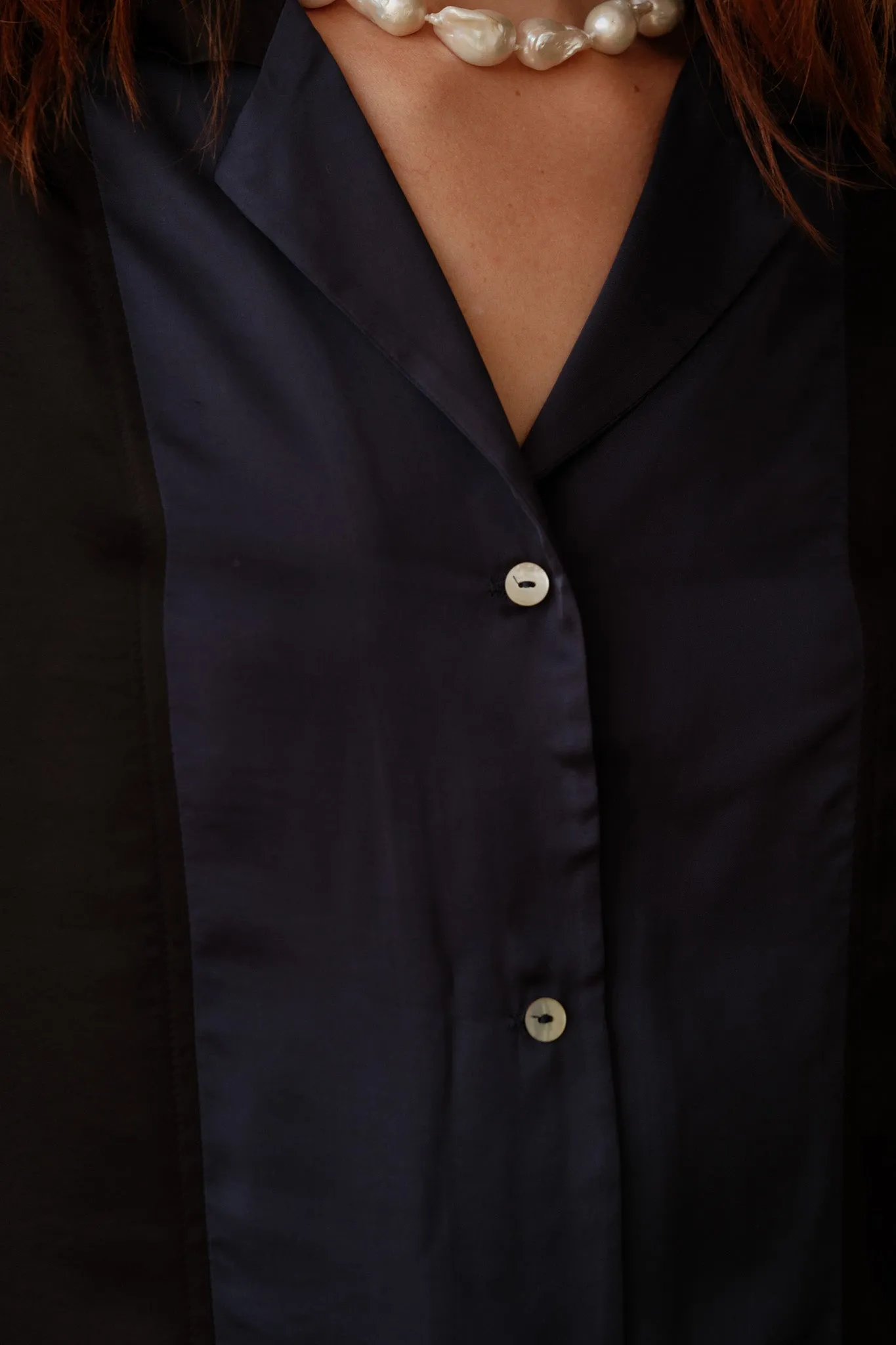 The Silky Bowling Shirt sold by DONNI. product image thumbnail 4