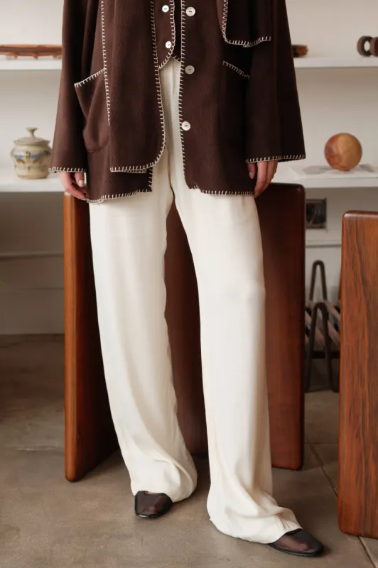 The Satiny Simple Pant sold by DONNI.