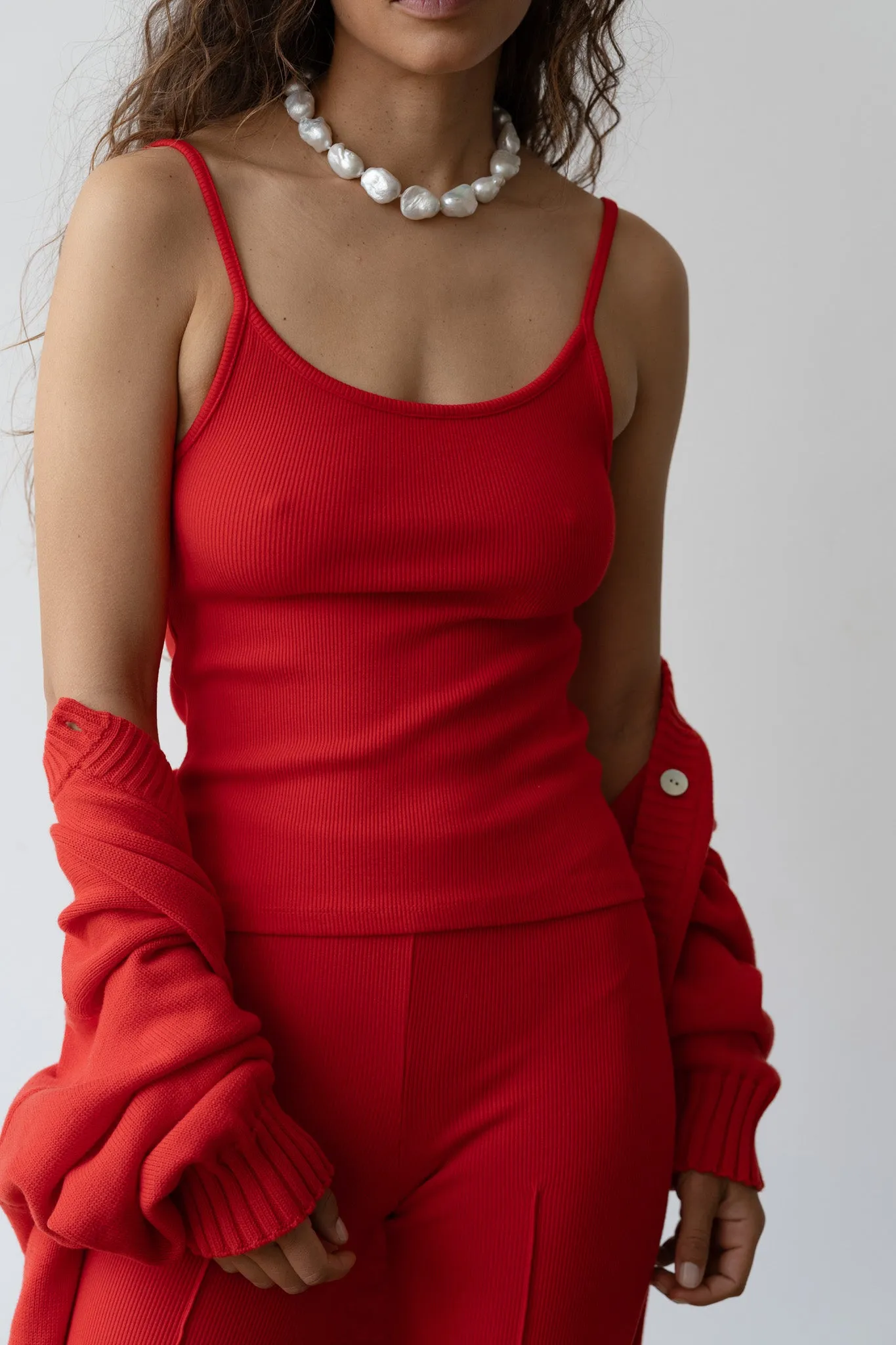 The Rib Spaghetti Tank sold by DONNI.