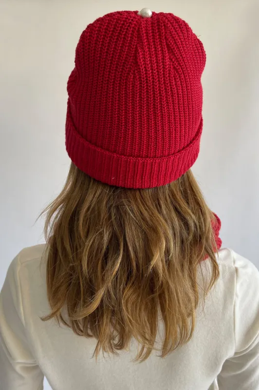 pearl beanie sold by DONNI.