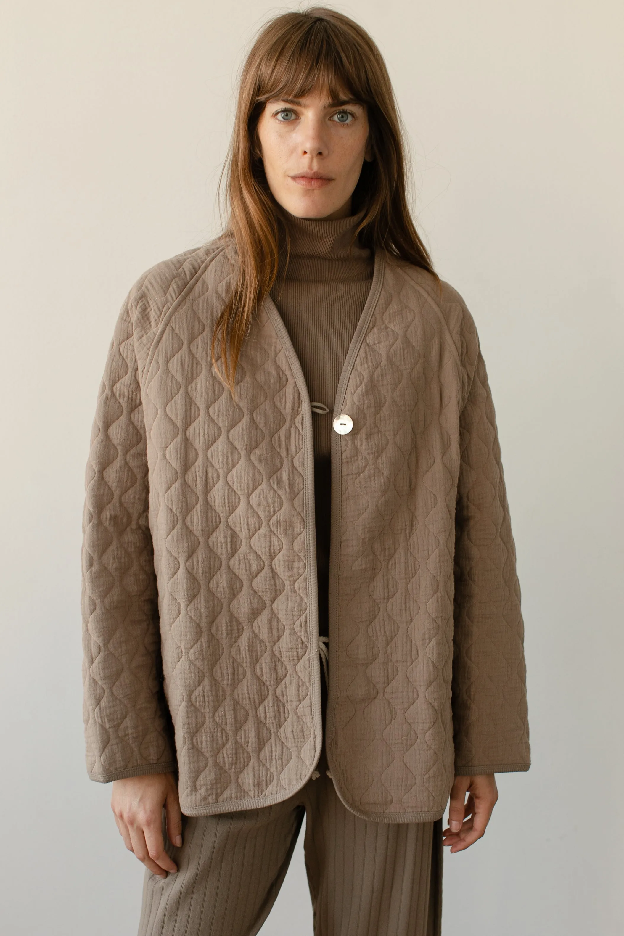 The Quilted Jacket sold by DONNI. product image thumbnail 3