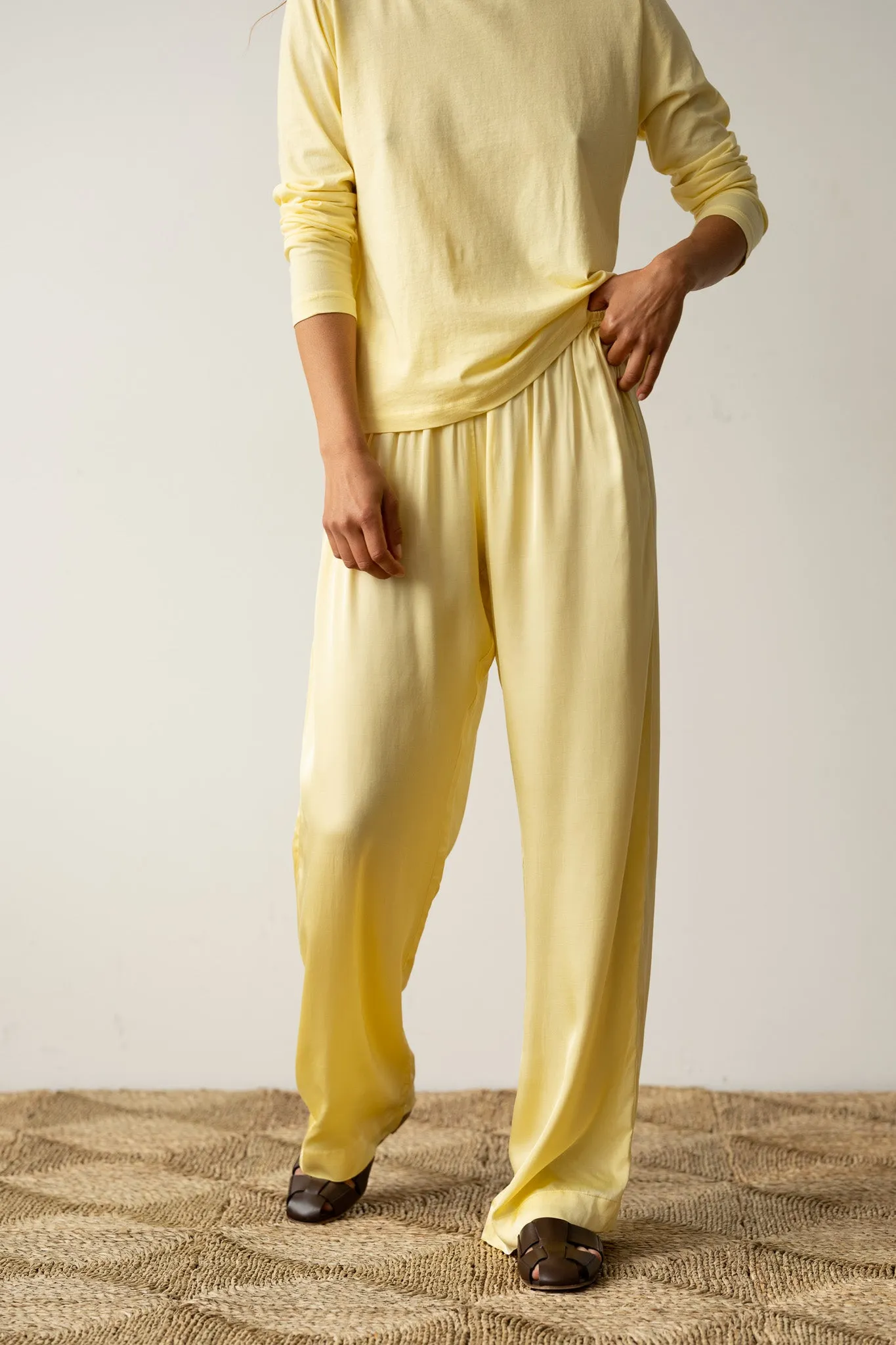 The Silky Simple Pant sold by DONNI. product image thumbnail 5