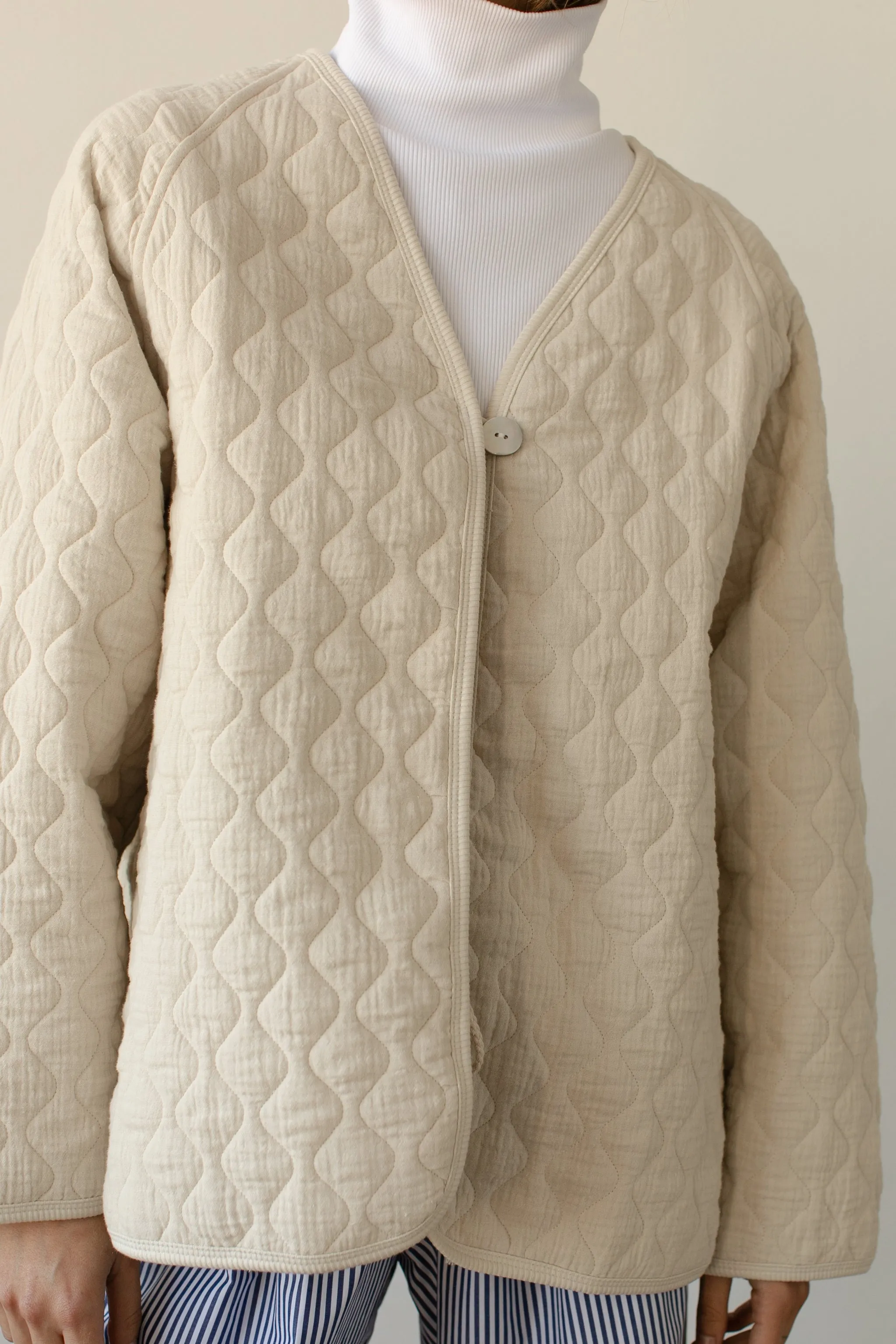 The Quilted Jacket sold by DONNI. product image thumbnail 3