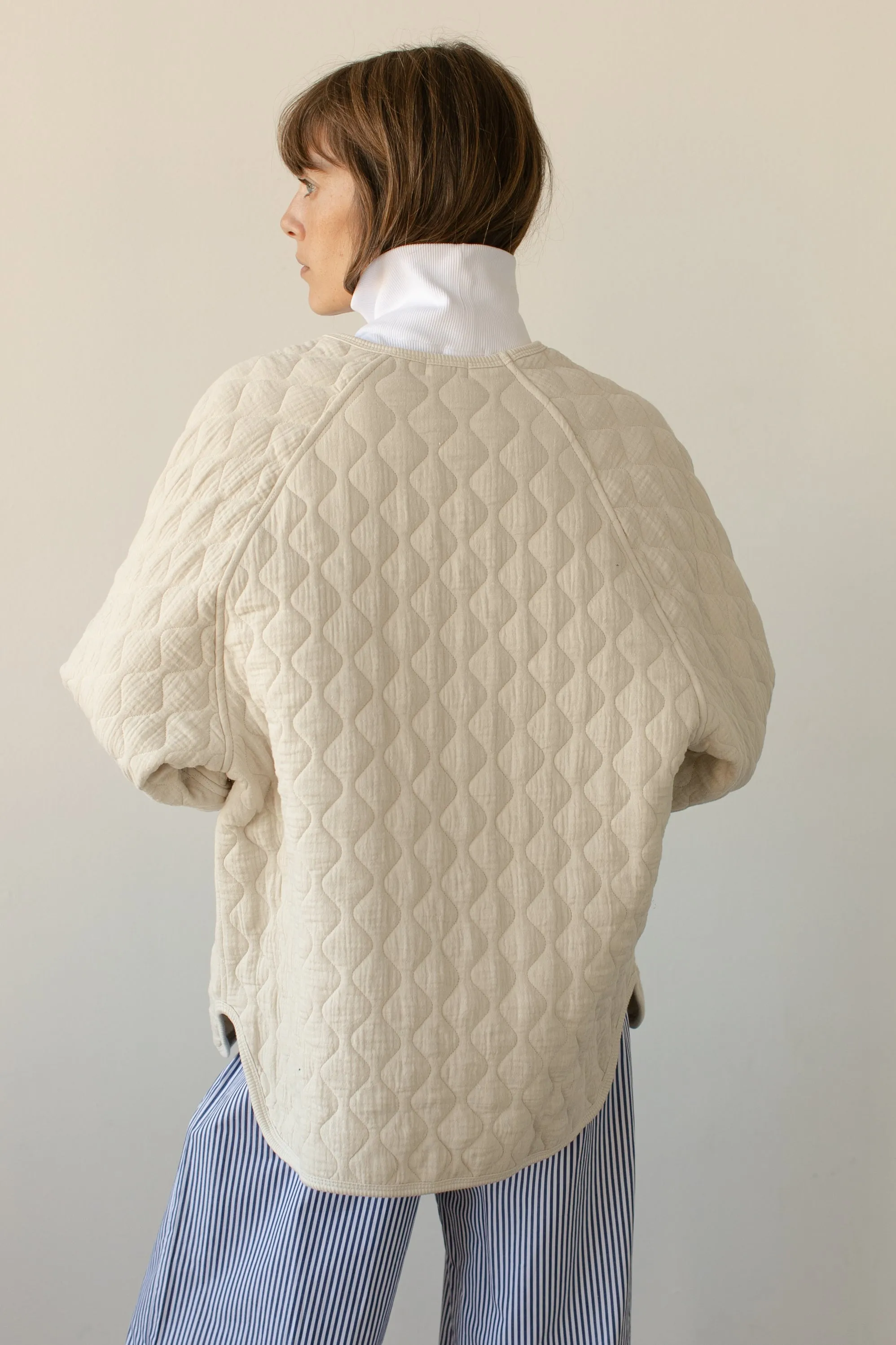 The Quilted Jacket sold by DONNI. product image thumbnail 5
