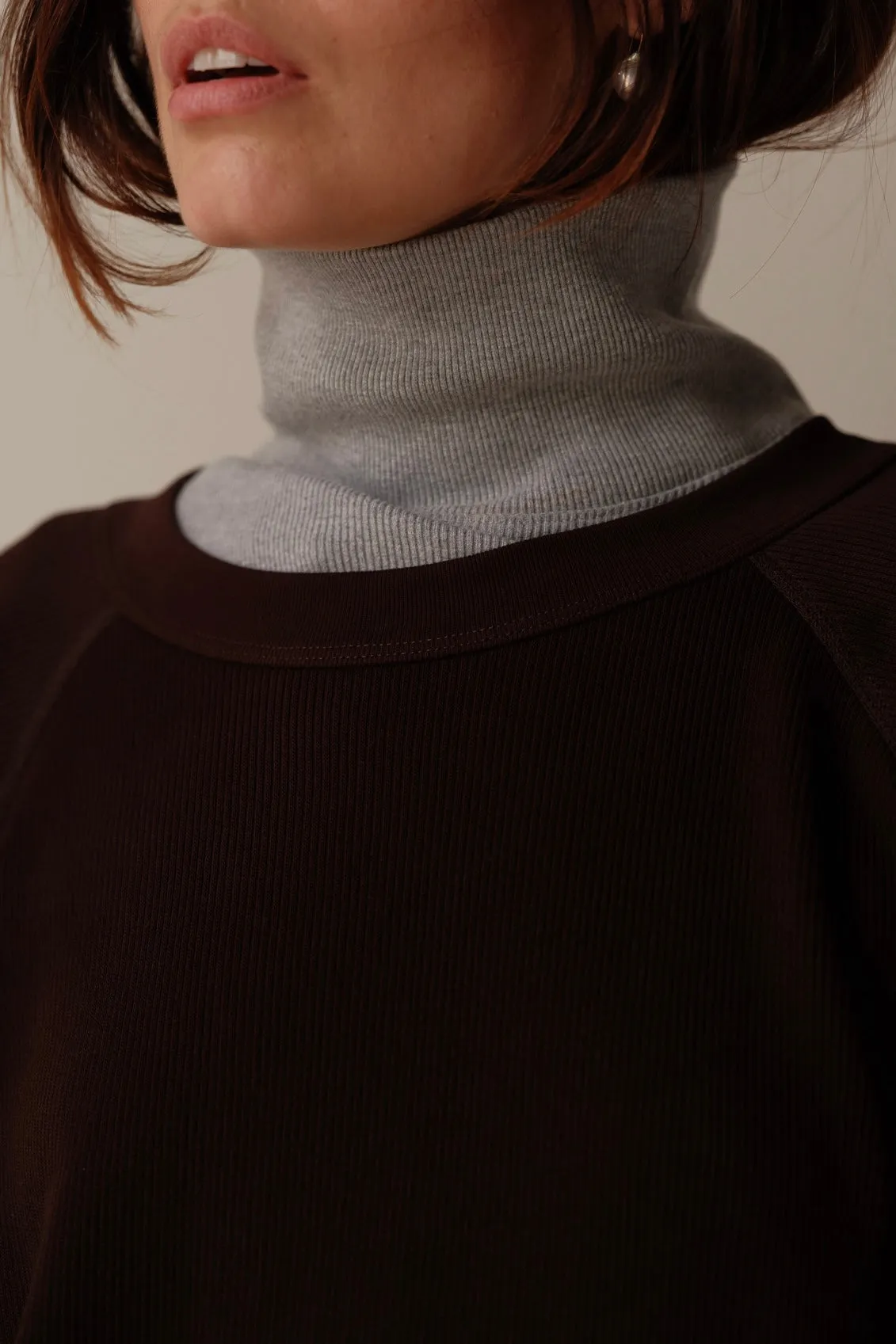 The Rib Turtleneck sold by DONNI.