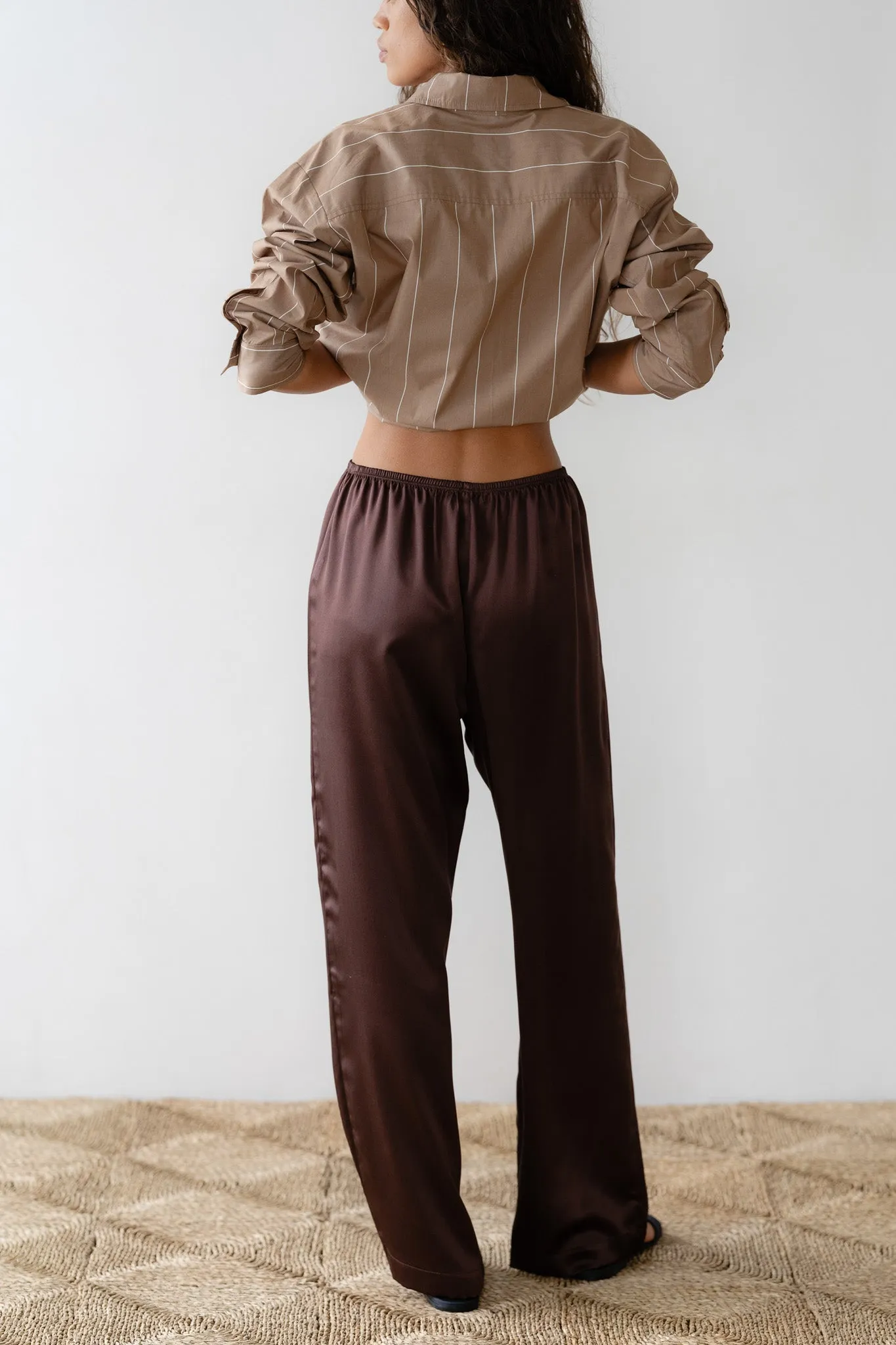 The Silk Simple Pant sold by DONNI. product image thumbnail 5