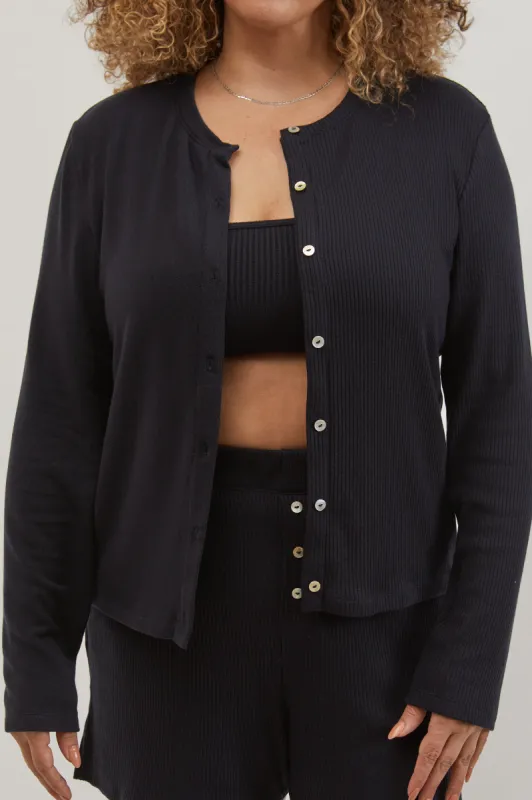 butter duo cardi made by DONNI.