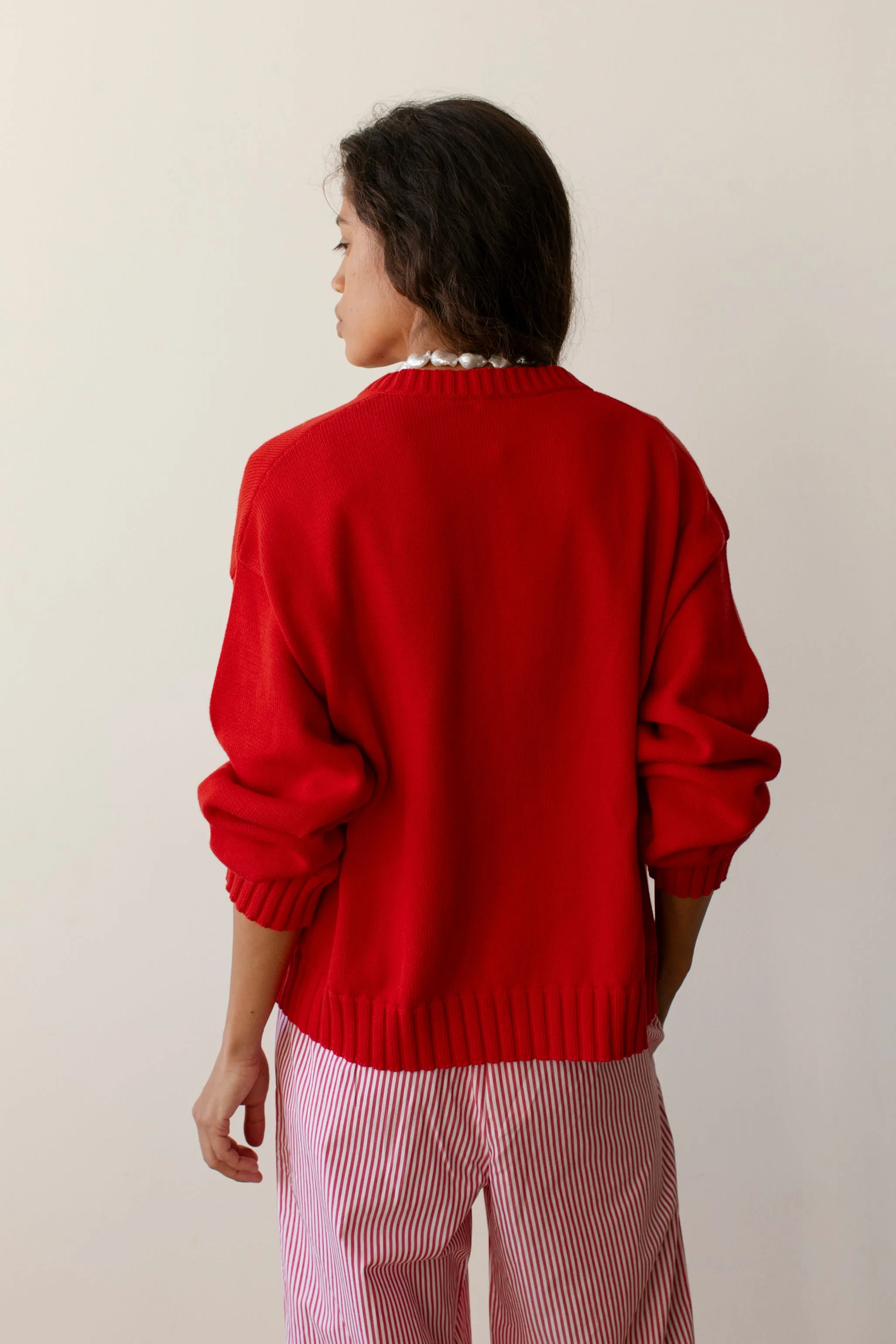 The Cotton Knit Cardigan sold by DONNI. product image thumbnail 4