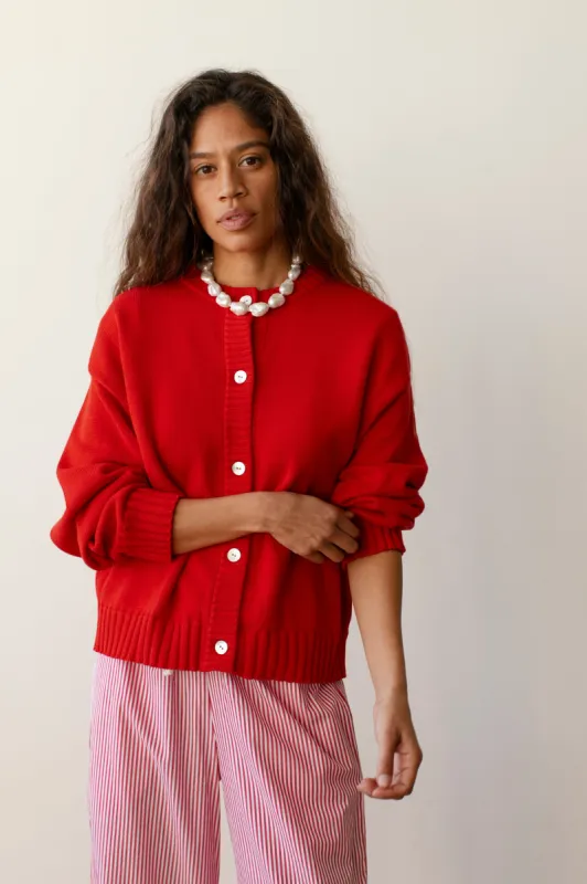 The Cotton Knit Cardigan sold by DONNI.