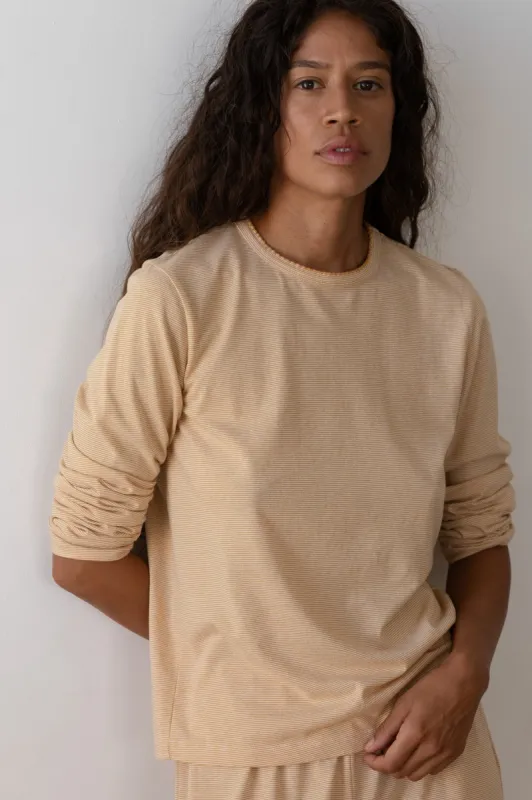 The Jersey Stripe Long Sleeve sold by DONNI.