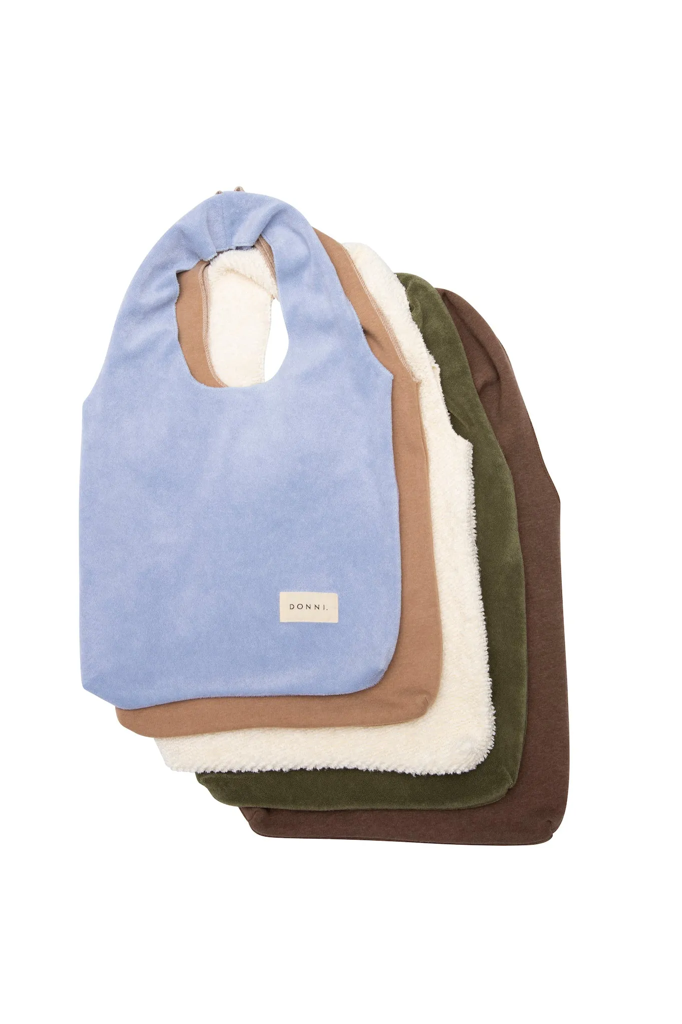 DONNI. upcycled tote sold by DONNI.