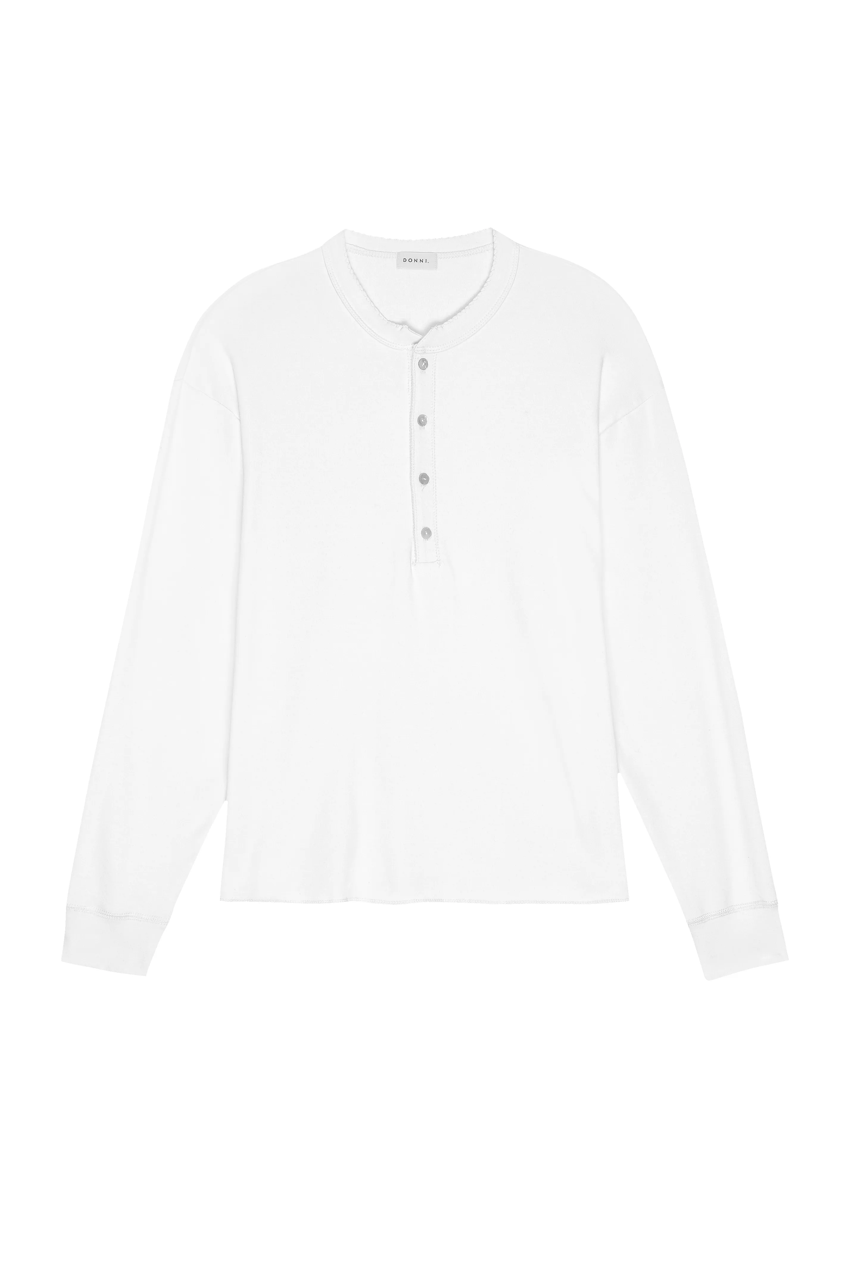 The Scallop Henley sold by DONNI. product image thumbnail 2