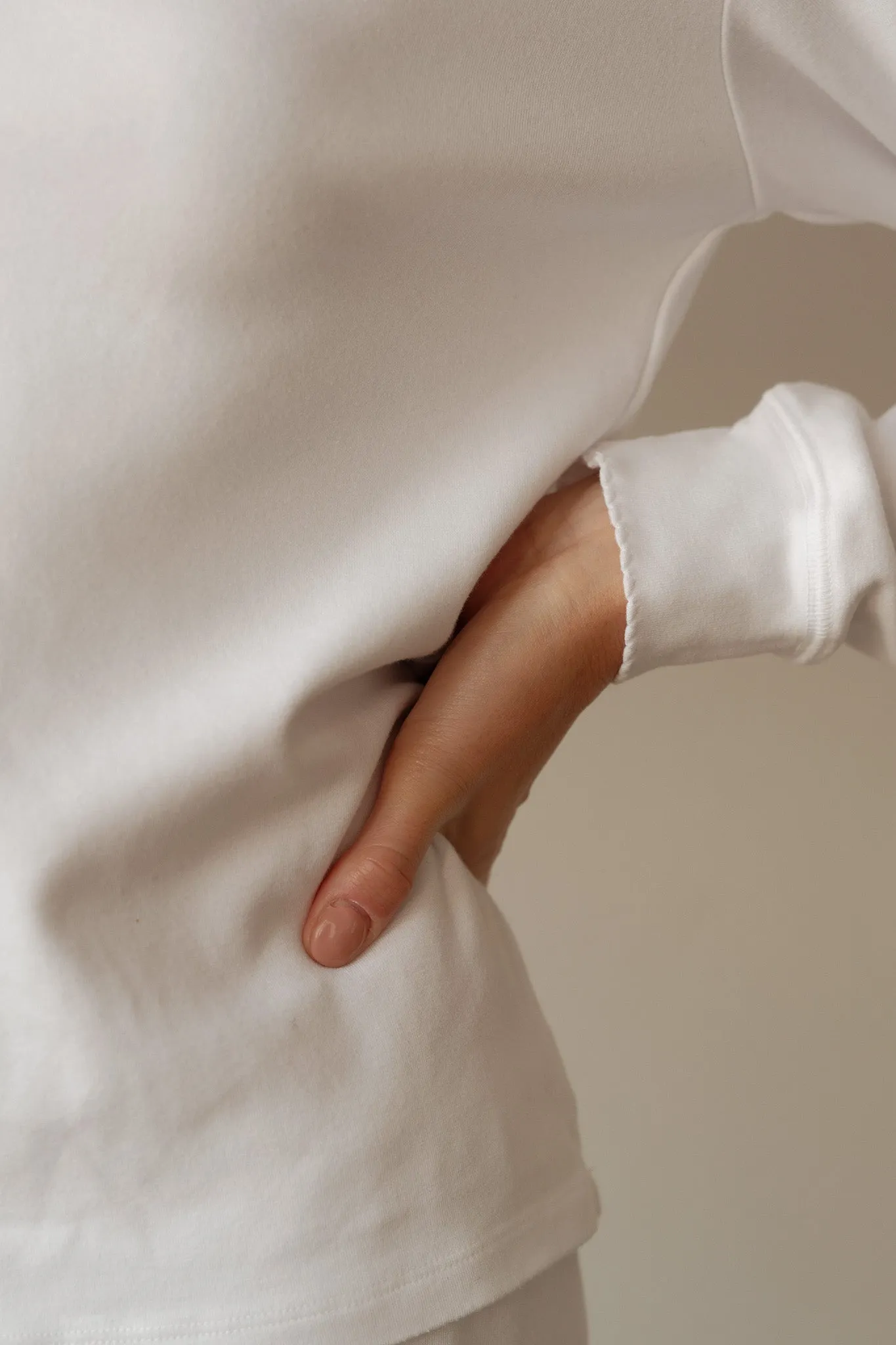 The Scallop Henley sold by DONNI. product image thumbnail 4