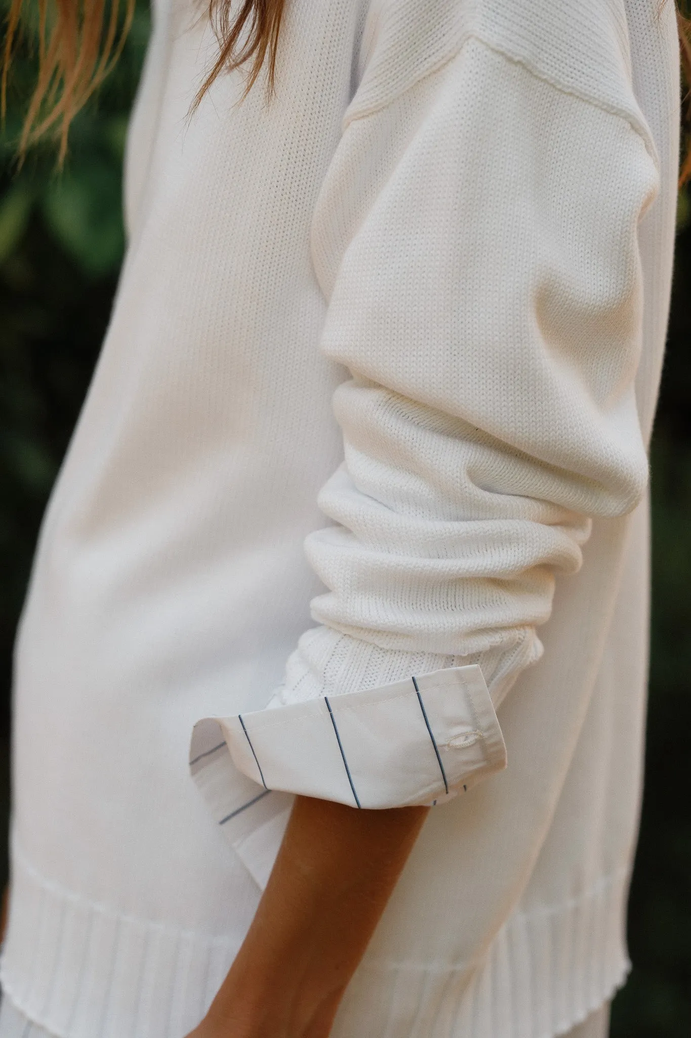 The Cotton Knit Crewneck sold by DONNI. product image thumbnail 4