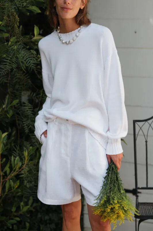 The Cotton Knit Crewneck sold by DONNI.