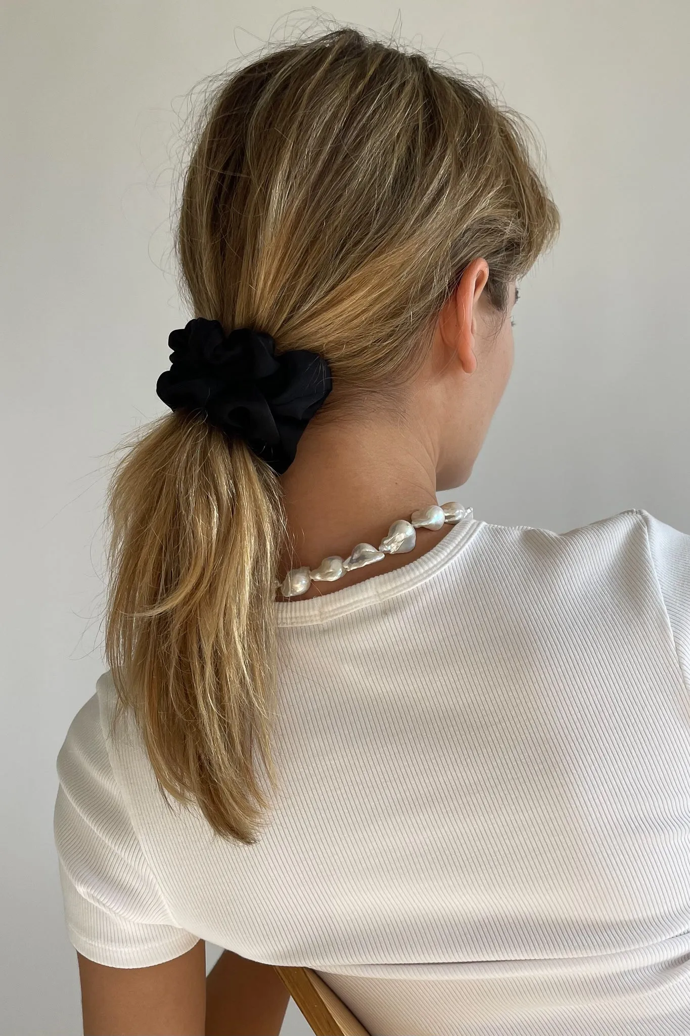 silky scrunchie sold by DONNI.