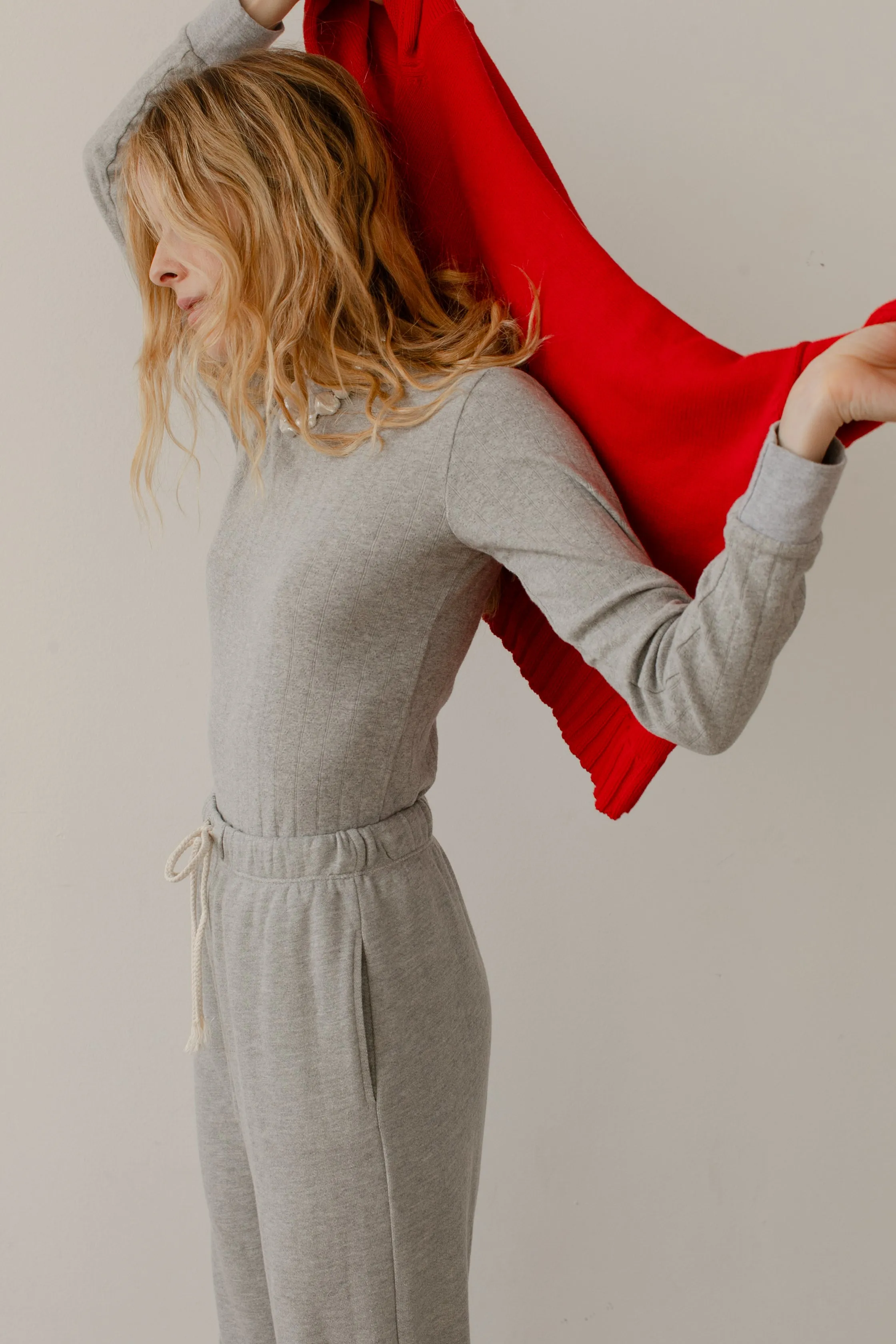 The Pointelle Long Sleeve sold by DONNI. product image thumbnail 5