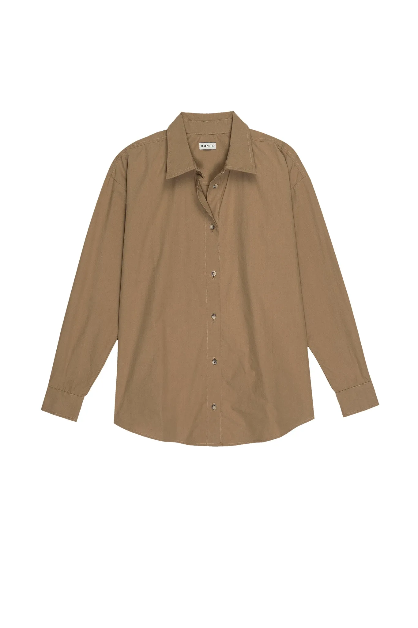 pop button down camel sold by DONNI. product image thumbnail 2