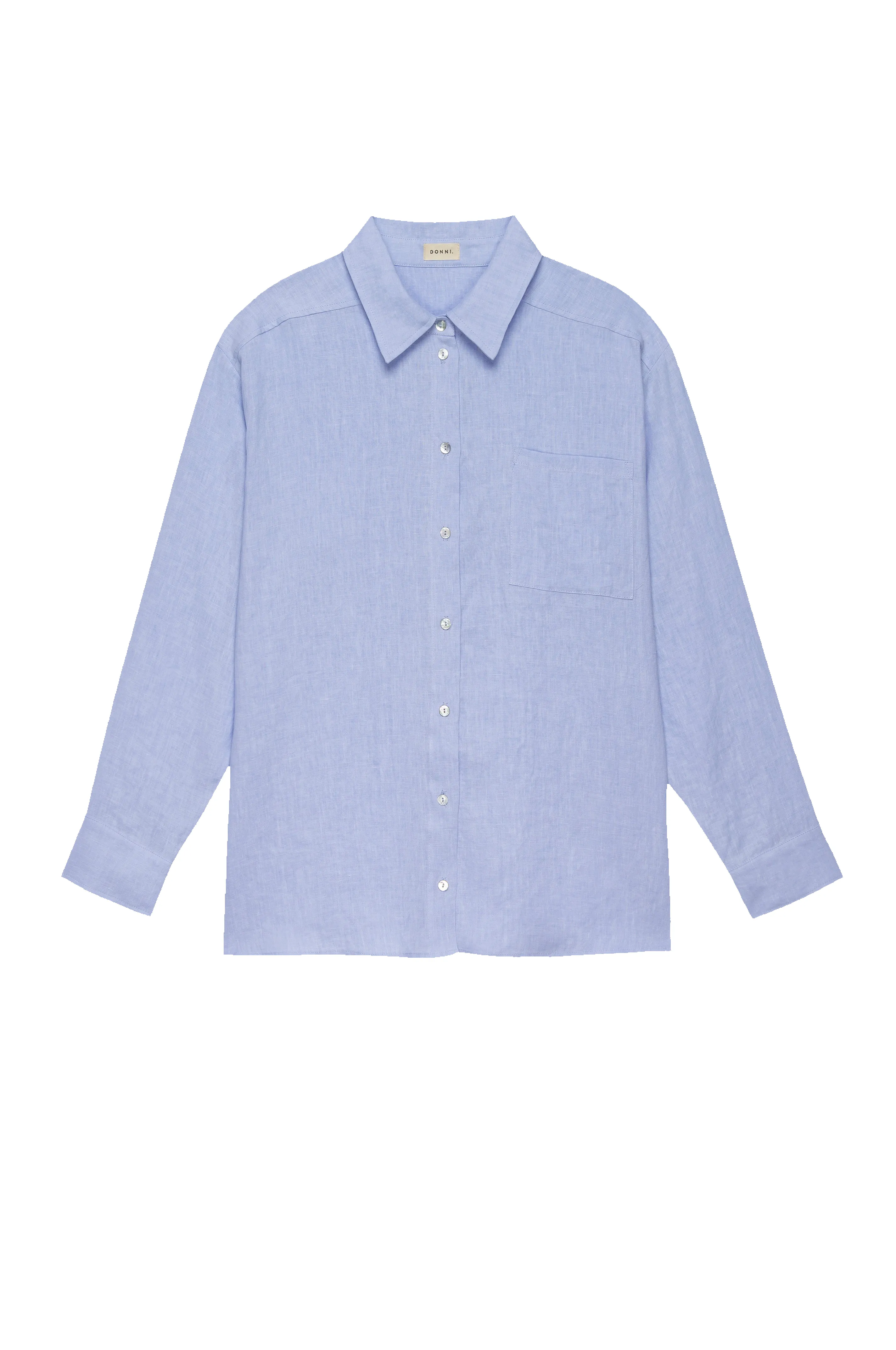 The Linen Relaxed Shirt sold by DONNI. product image thumbnail 2