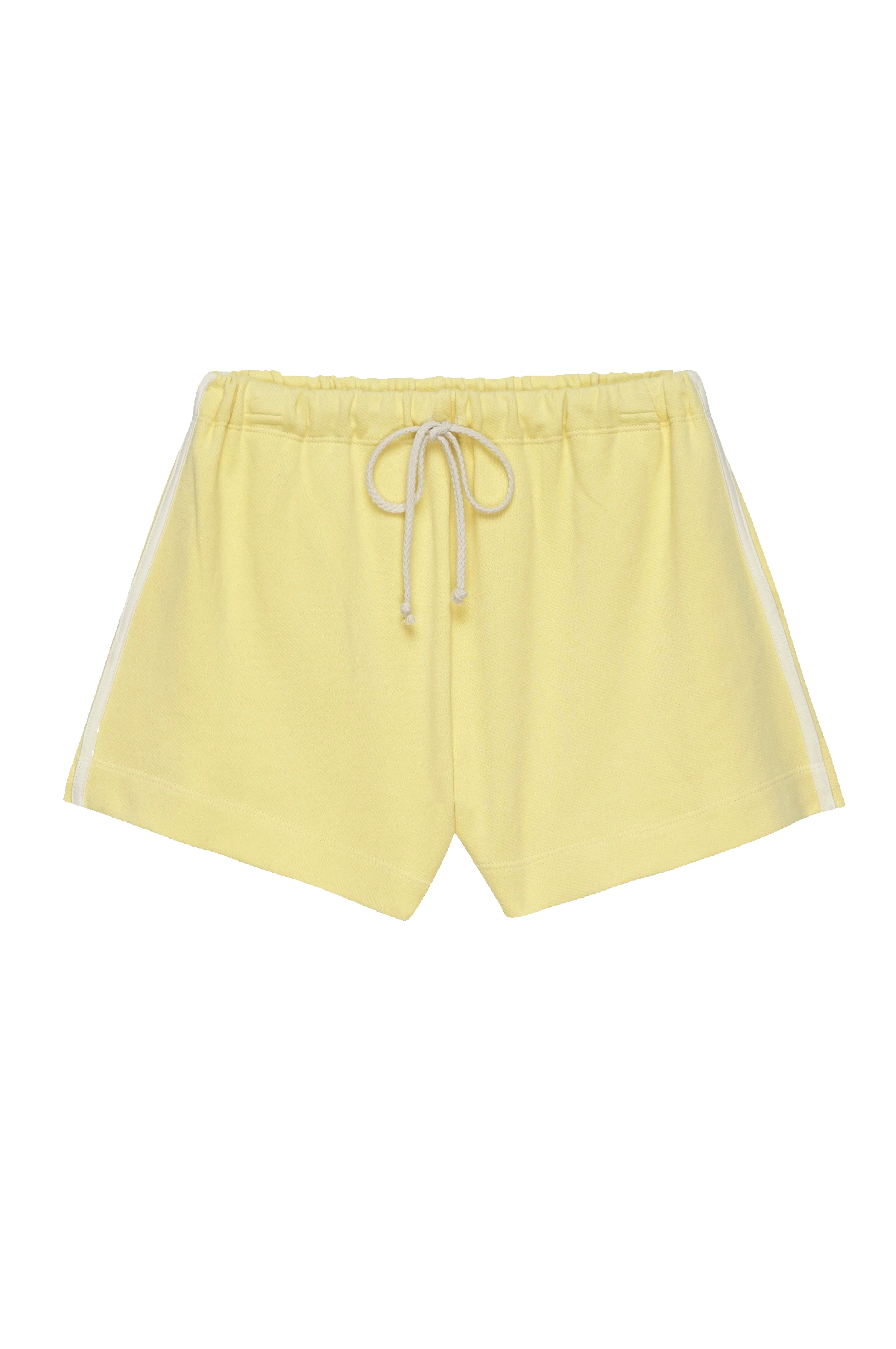 The Stripe Eco-Terry Short Corn sold by DONNI. product image thumbnail 2