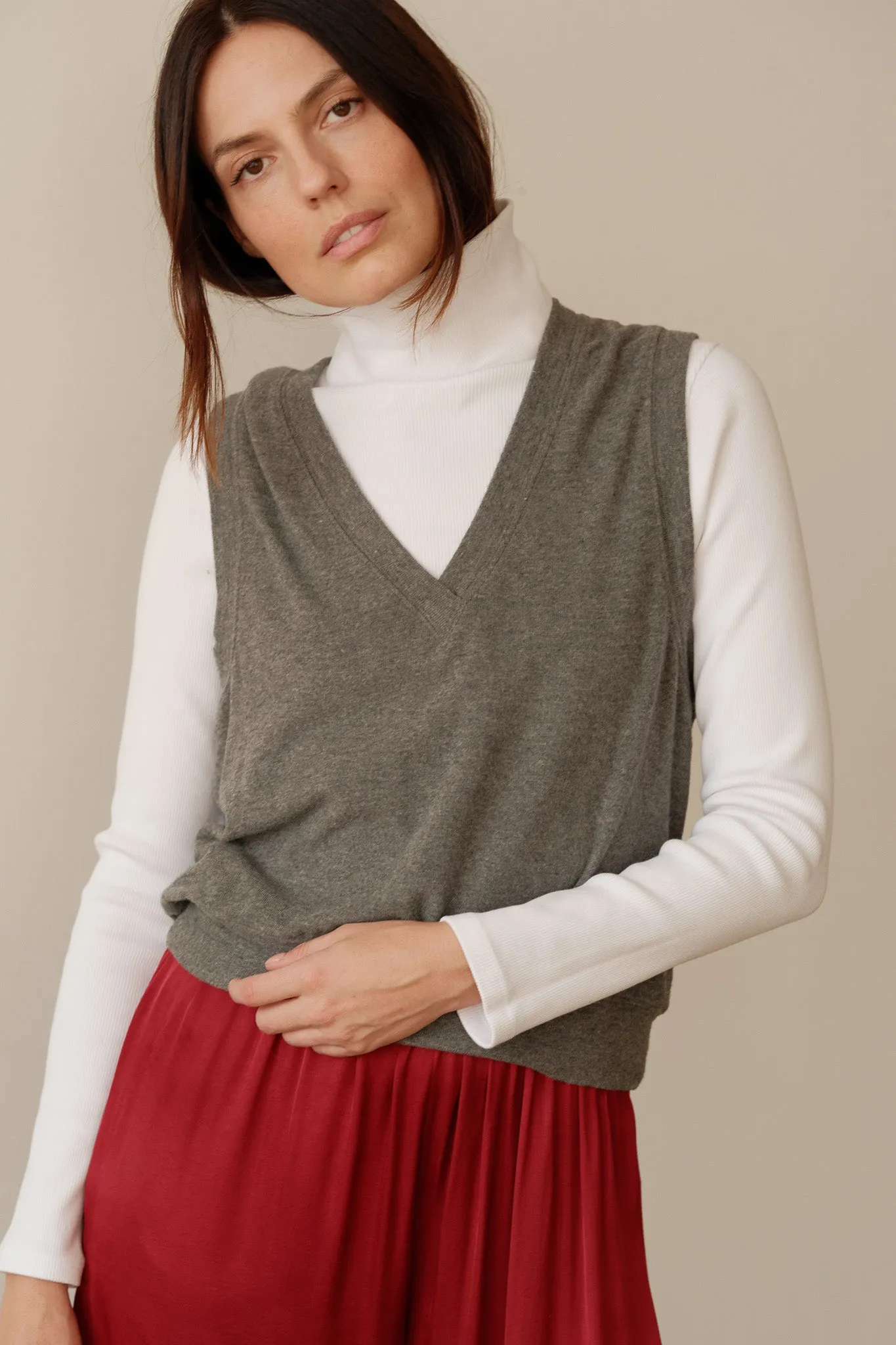 The Sweater Vest sold by DONNI.