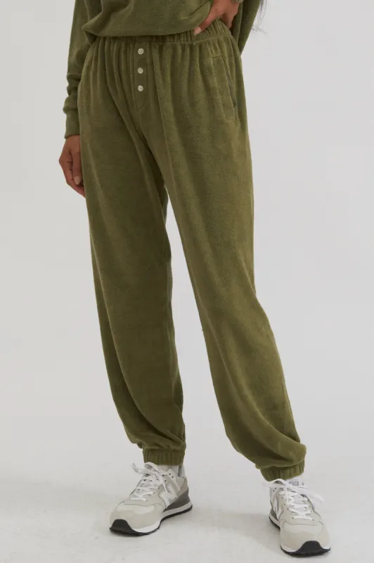 terry henley sweatpant sold by DONNI.