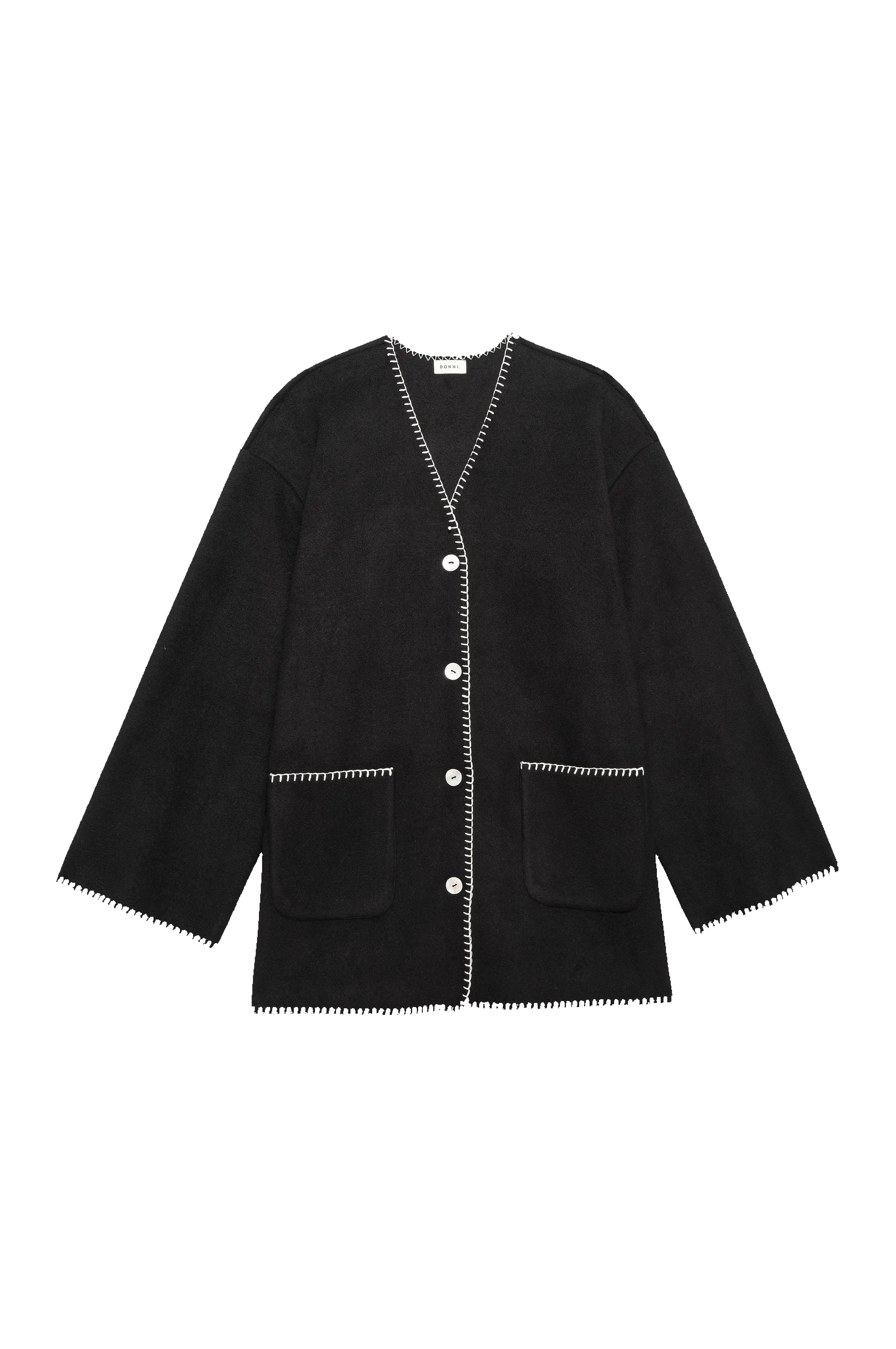 The Polar Fleece Stitch Jacket sold by DONNI. product image thumbnail 2