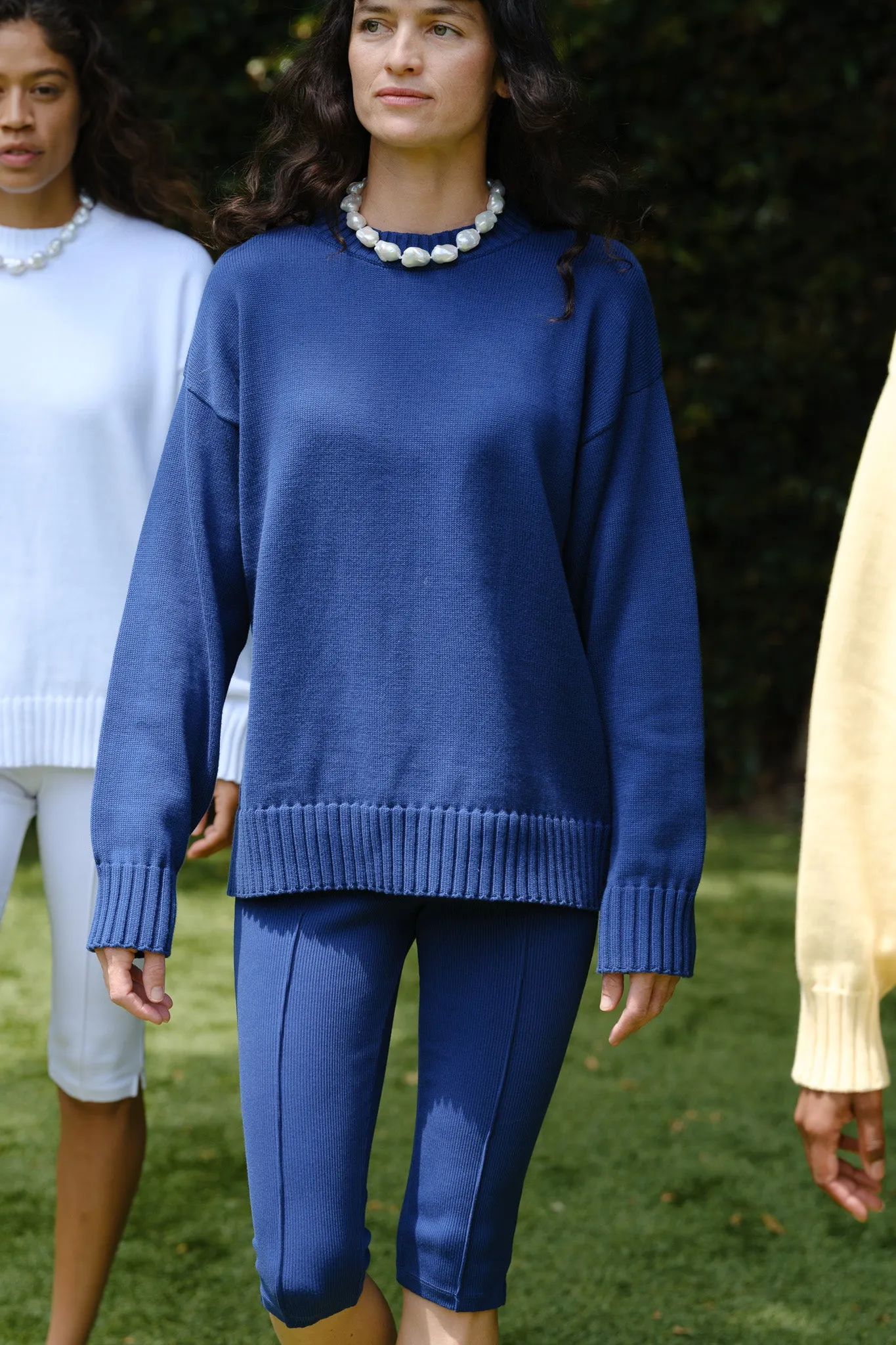 The Cotton Knit Crewneck sold by DONNI. product image thumbnail 2