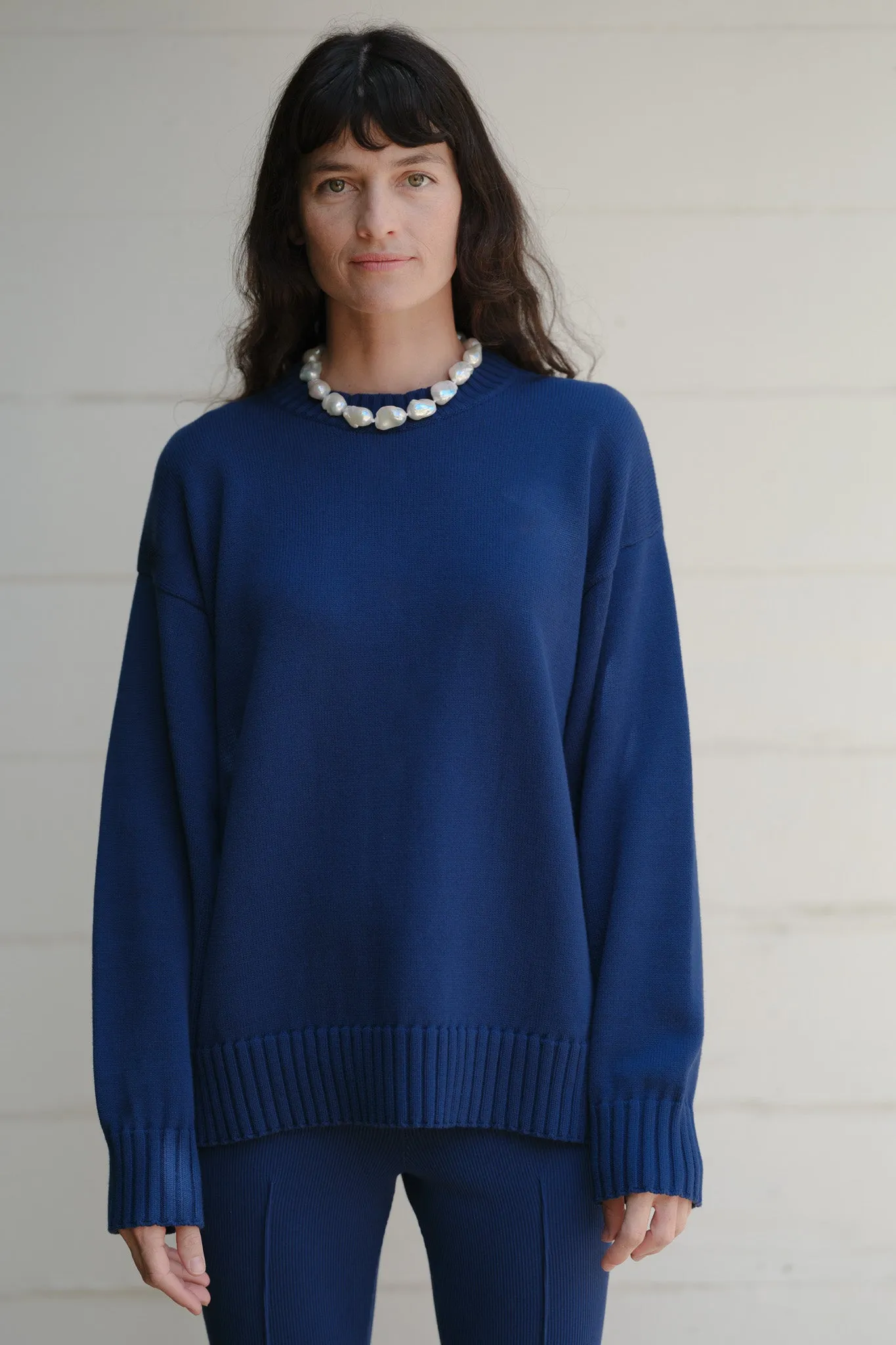 The Cotton Knit Crewneck sold by DONNI. product image thumbnail 3