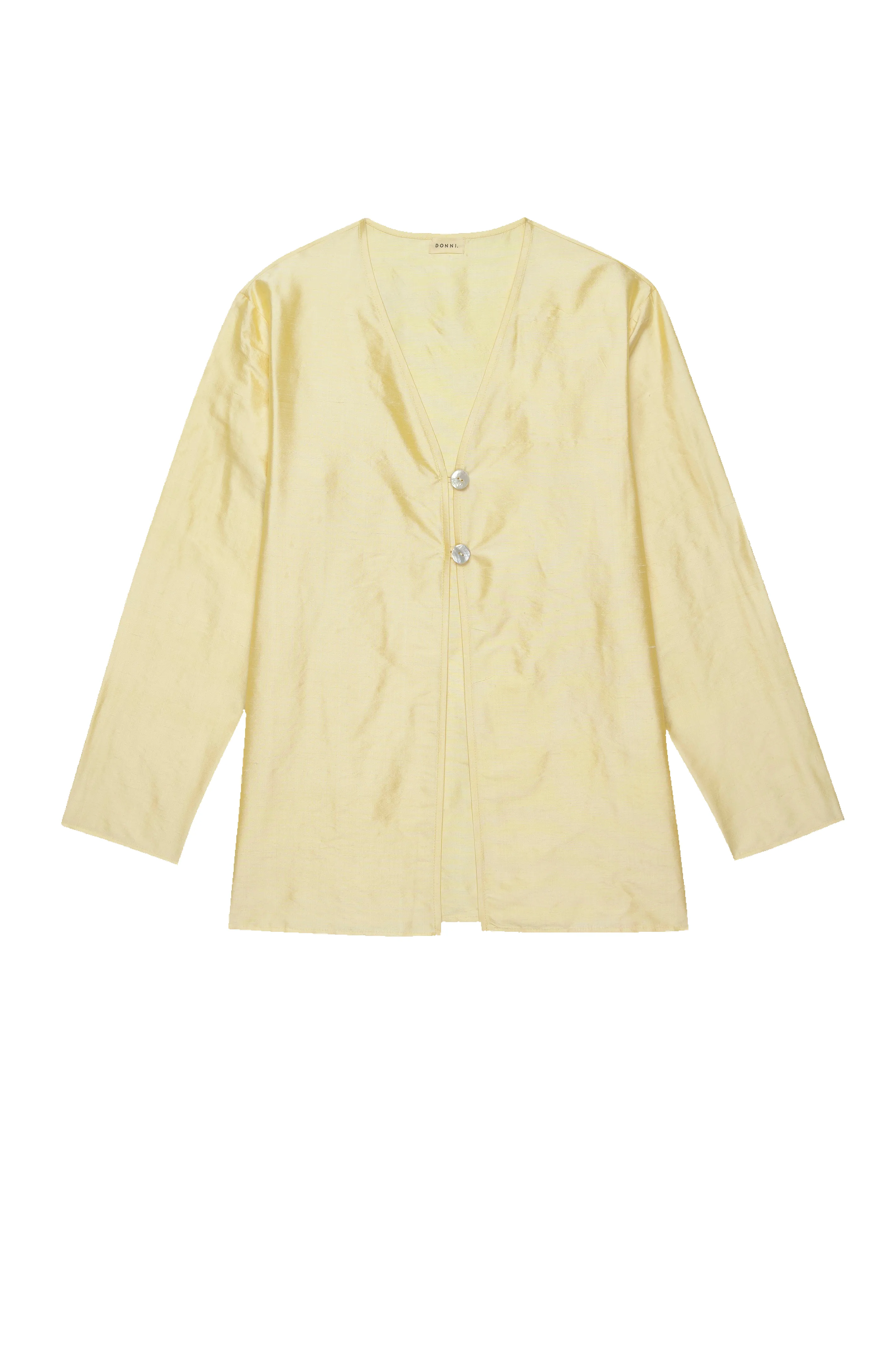 The Taffeta Split Top sold by DONNI. product image thumbnail 2