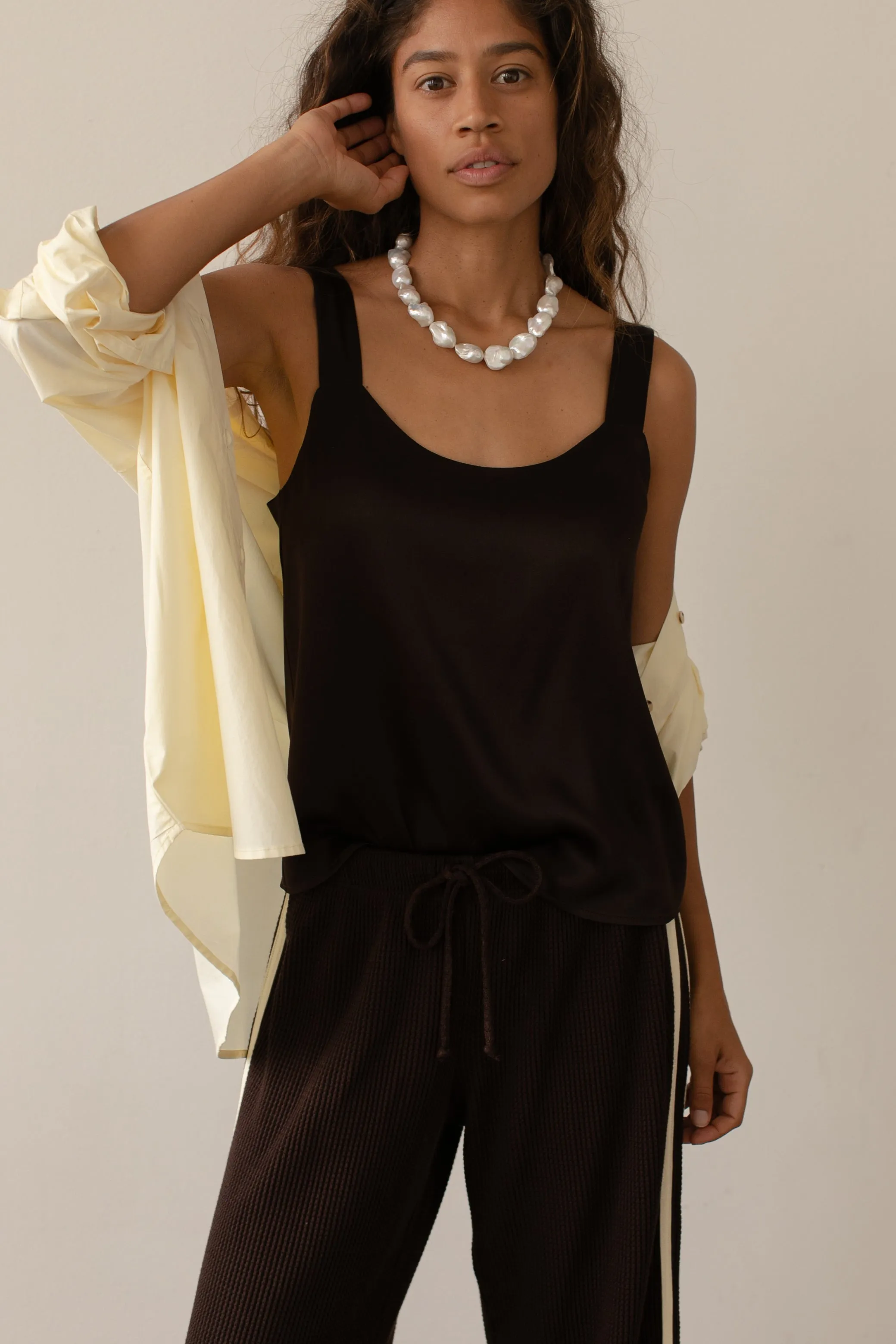 The Satiny Cami sold by DONNI. product image thumbnail 4