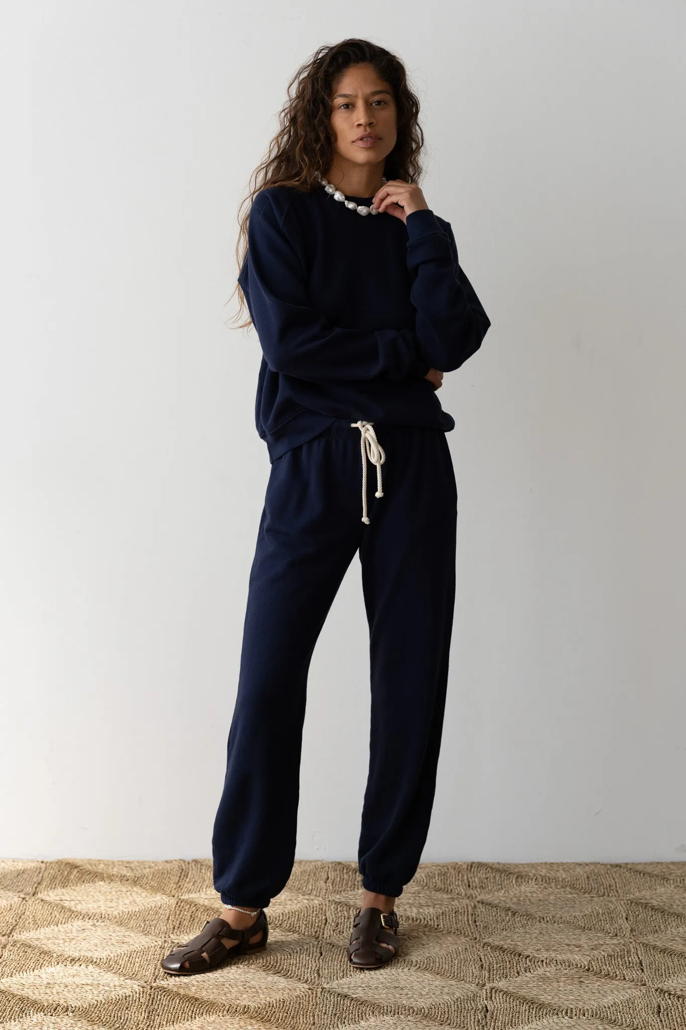 The Eco-Terry Crewneck sold by DONNI. product image thumbnail 5