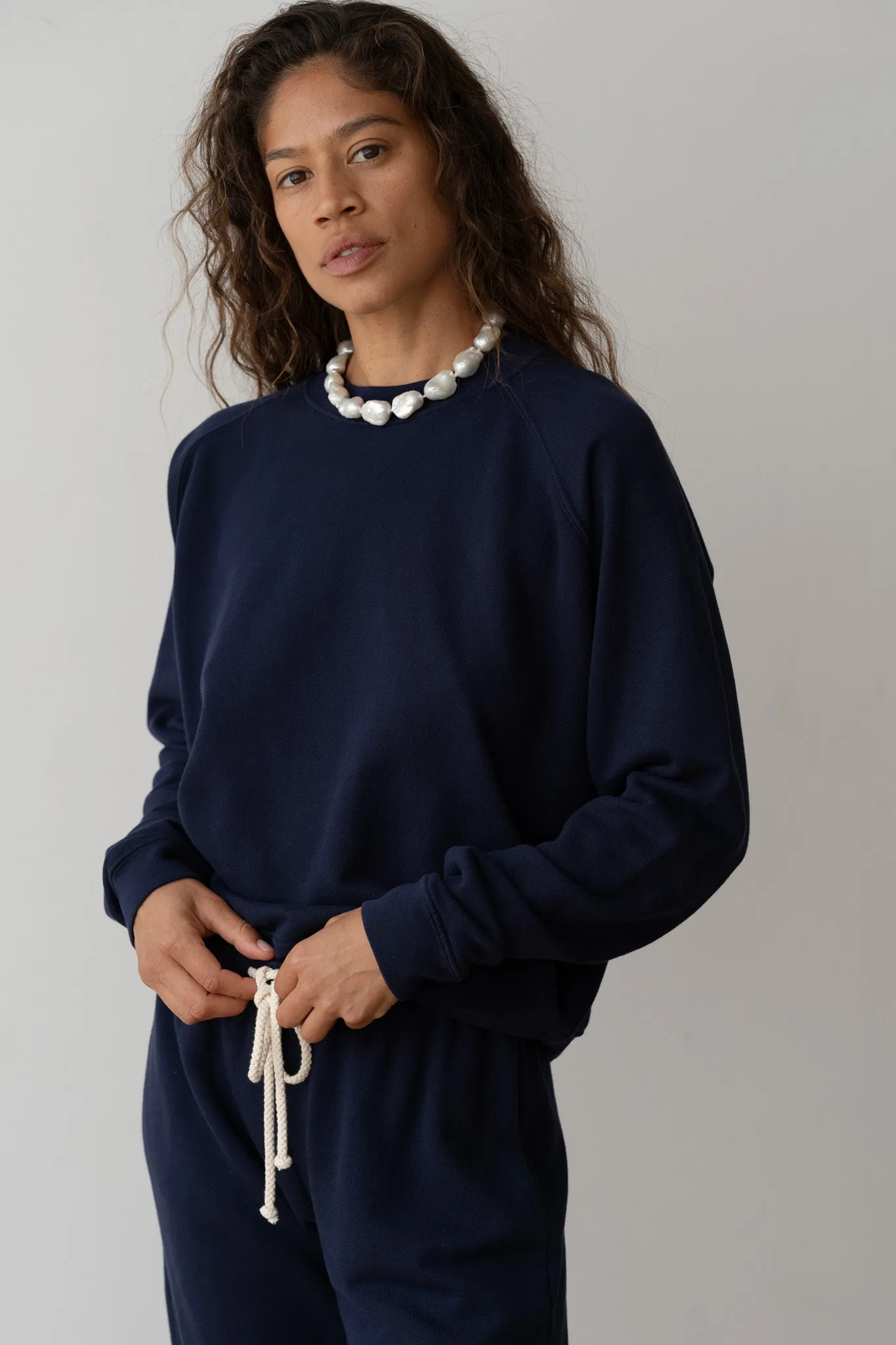 The Eco-Terry Crewneck sold by DONNI. product image thumbnail 3