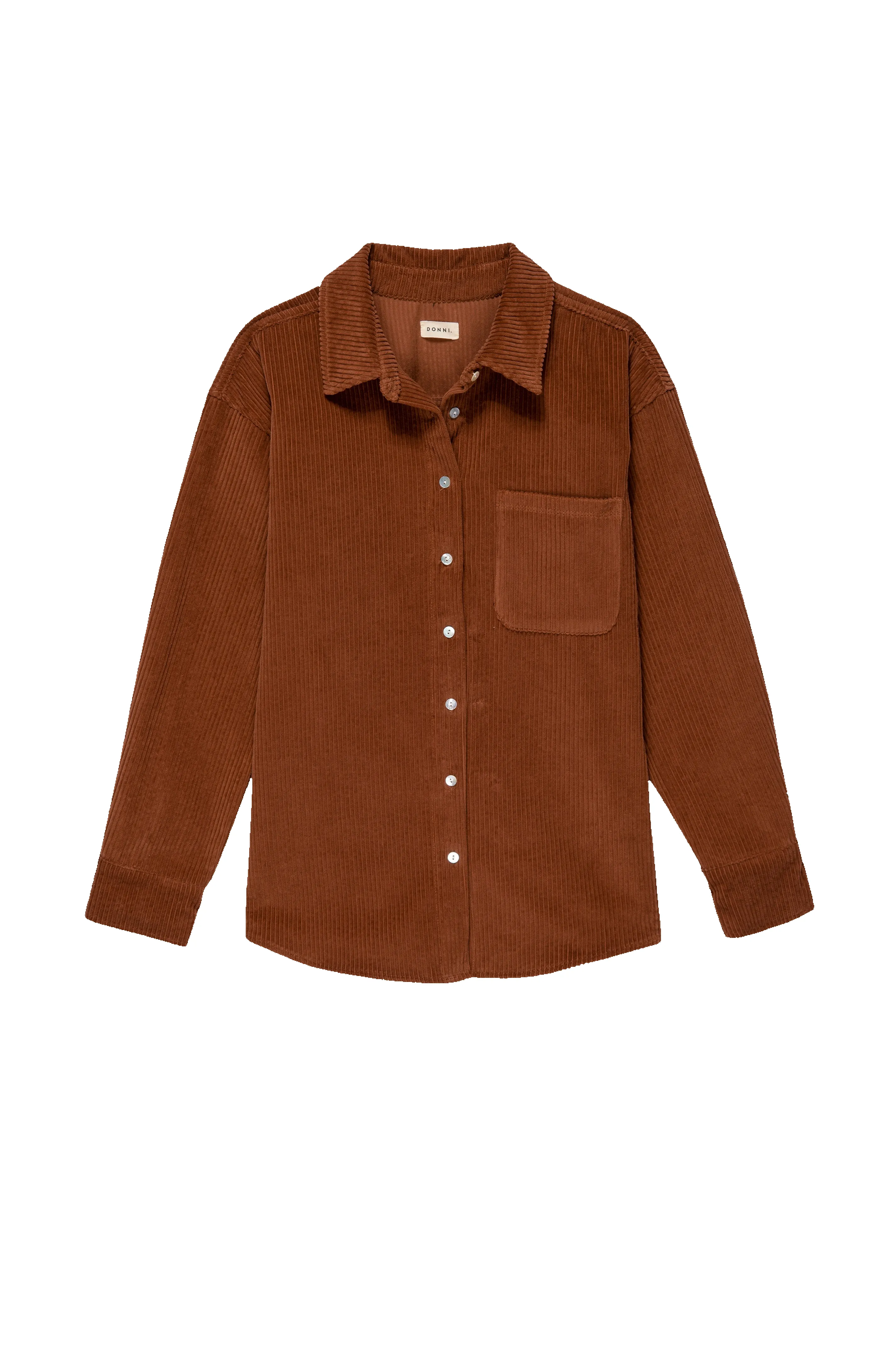 cord button down sold by DONNI. product image thumbnail 2