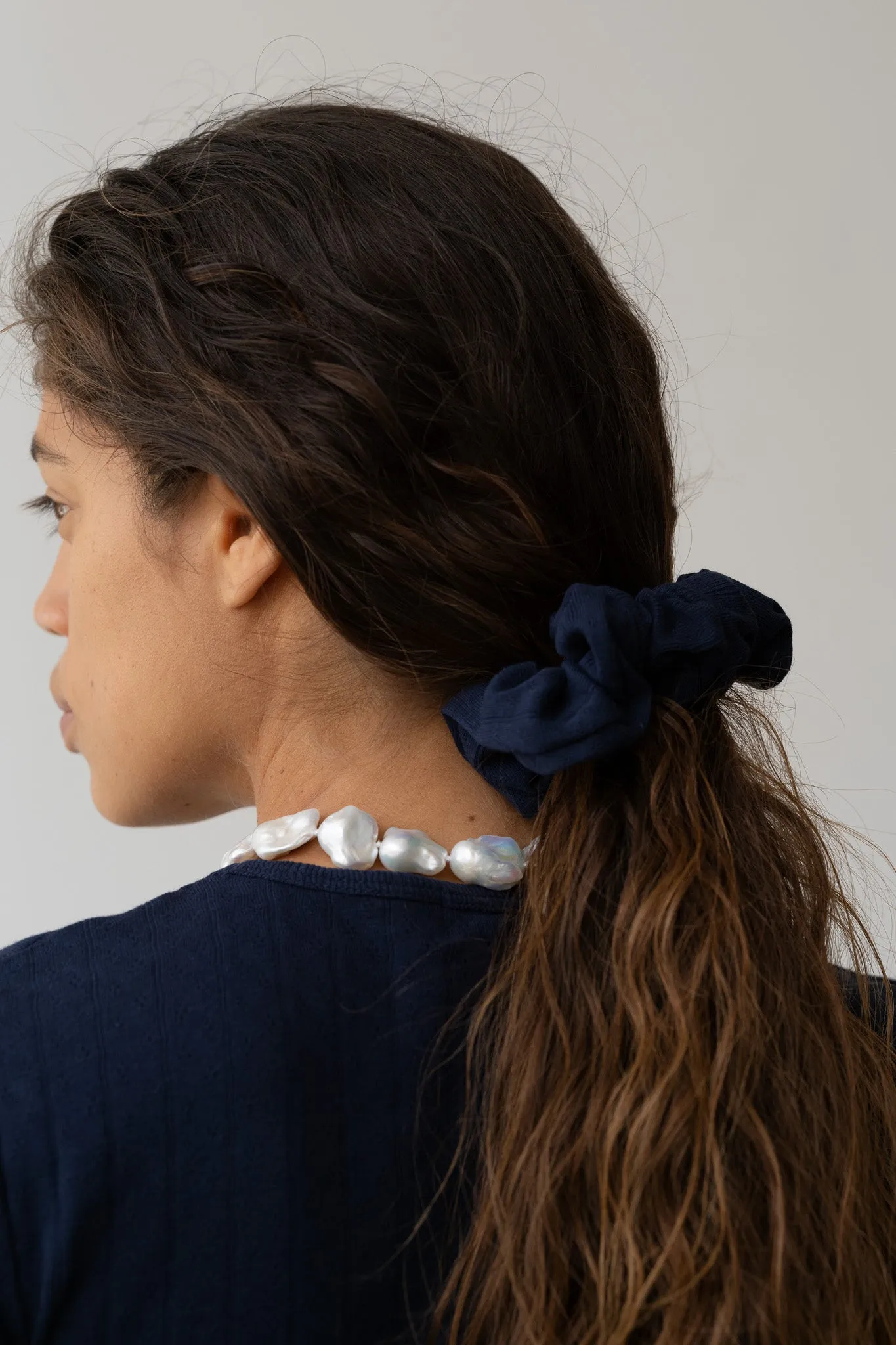 The Pointelle Scrunchie sold by DONNI. product image thumbnail 3